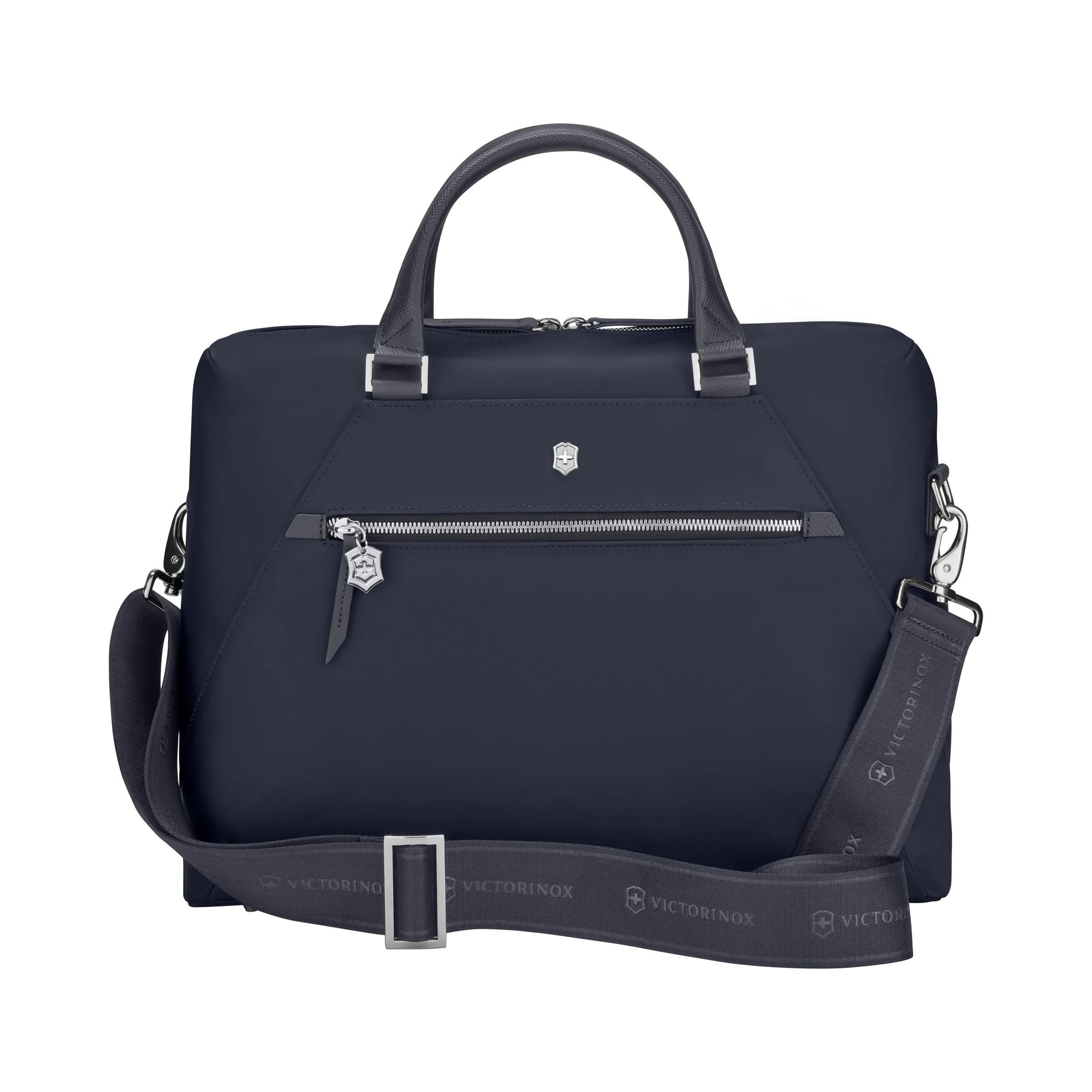 Victorinox Victoria Signature Briefcase in Midnight Blue — angle view 2