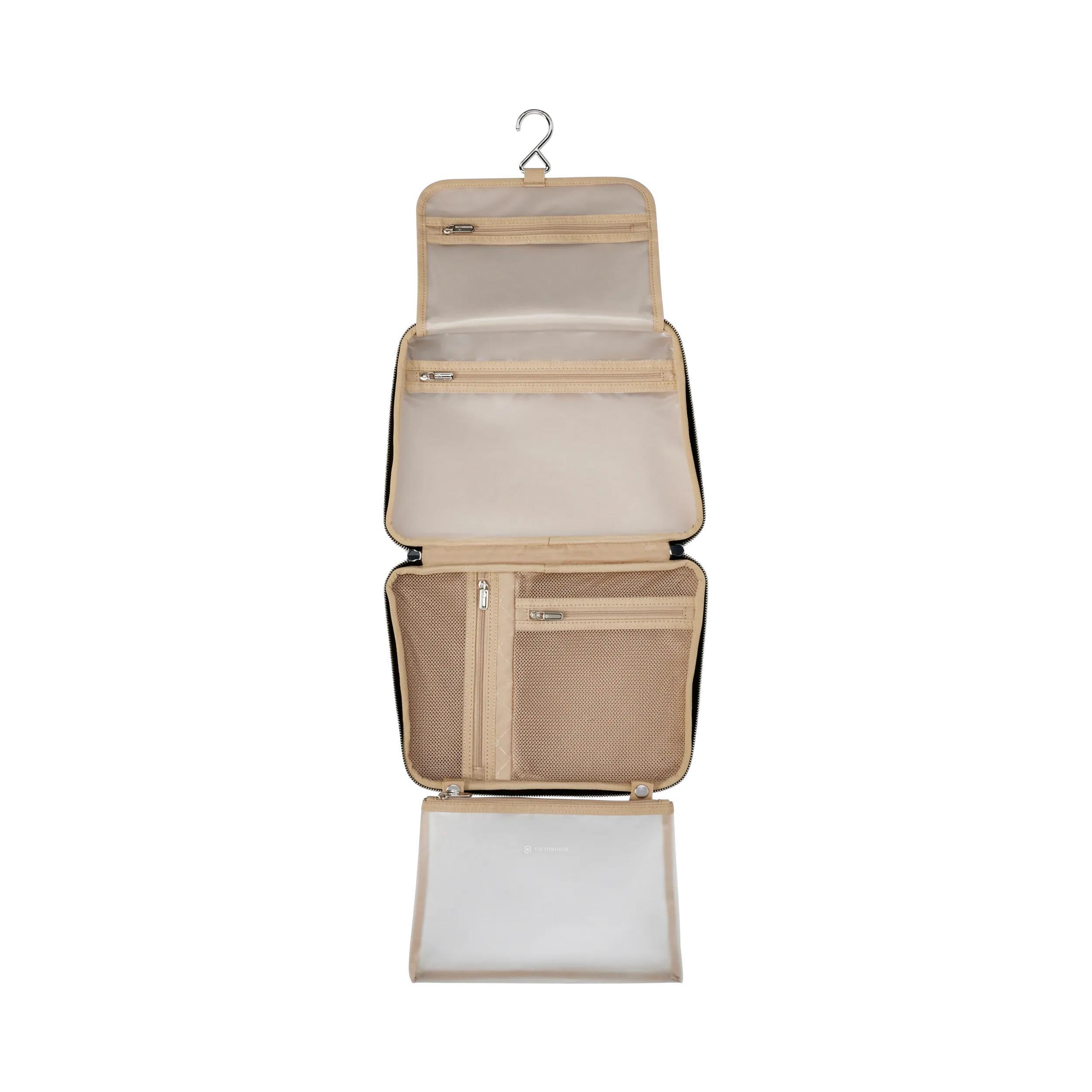 Victorinox Victoria Signature Beauty Case in Black — interior view