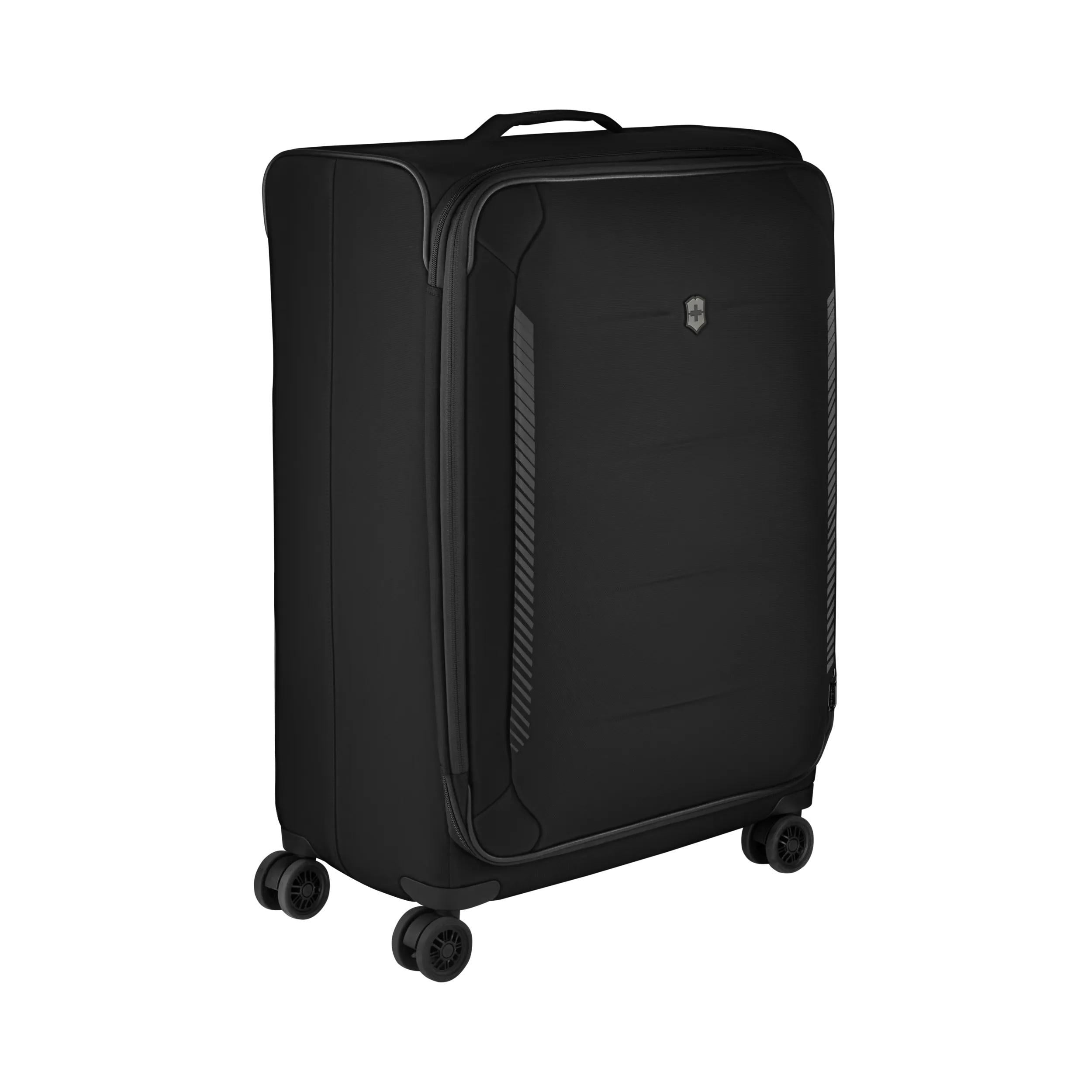 Victorinox Crosslight Large Softside Case in Black — angle view 7