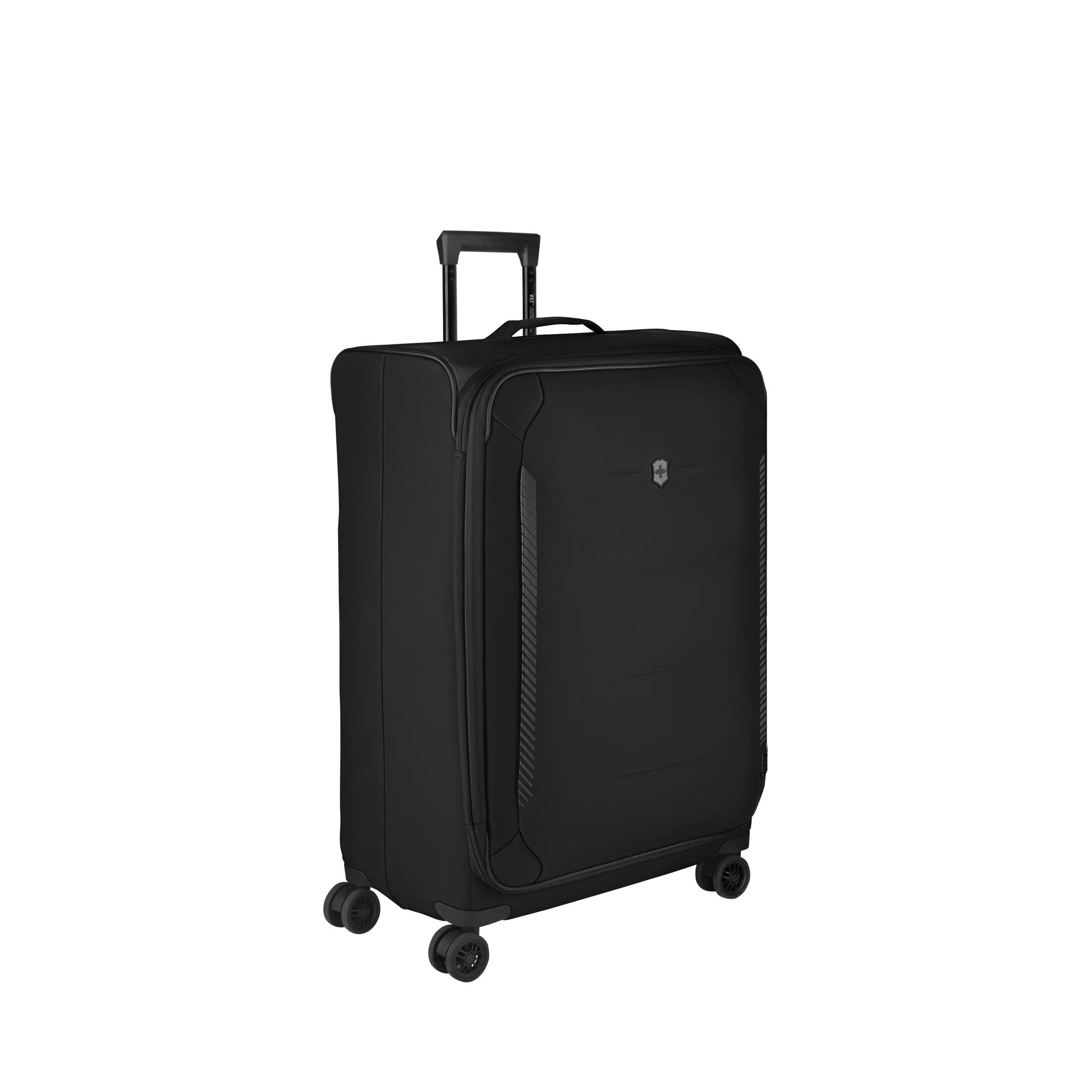 Victorinox Crosslight Large Softside Case in Black — angle view 9