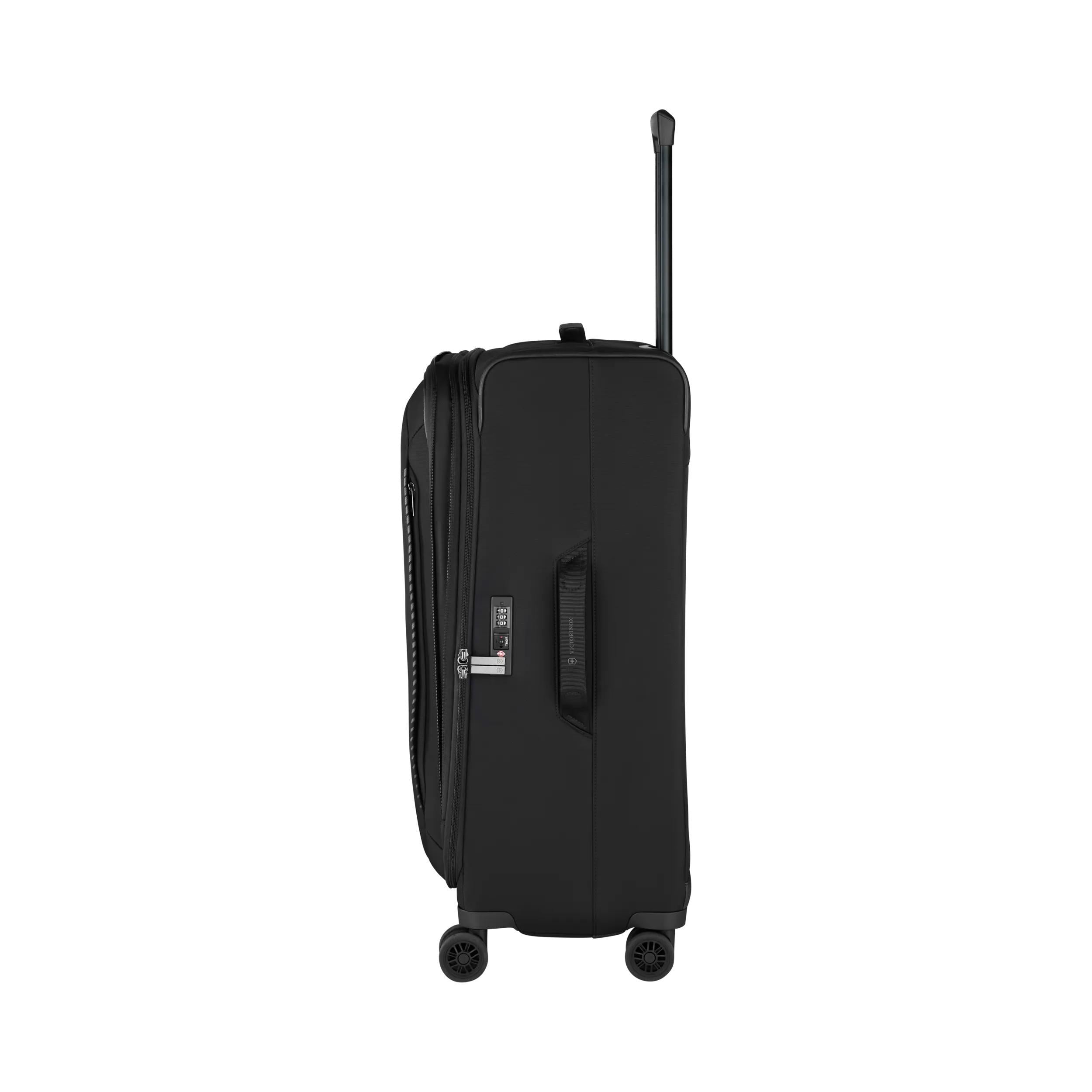 Victorinox Crosslight Large Softside Case in Black — angle view 11