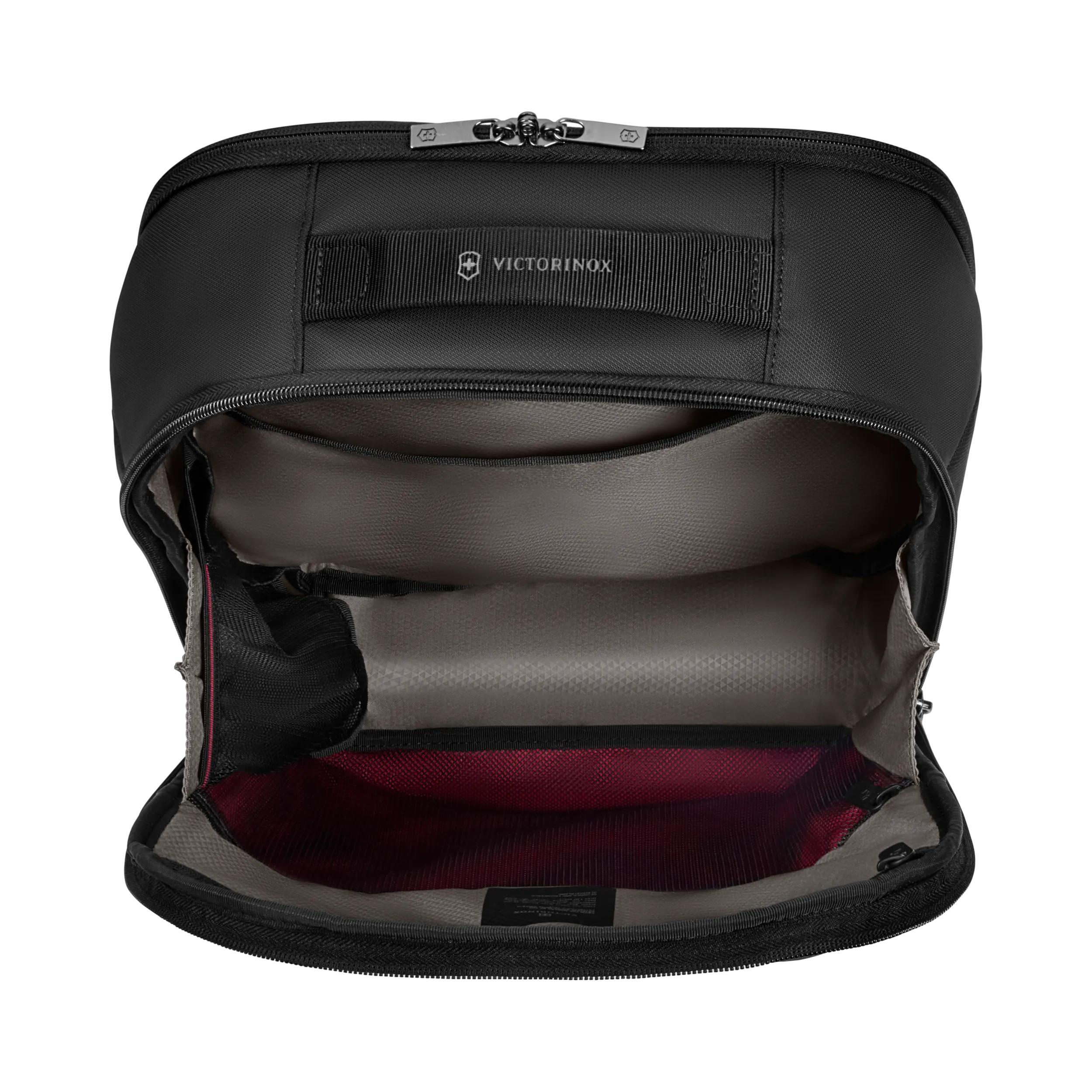 Victorinox Crosslight City Daypack in Black — interior view 3