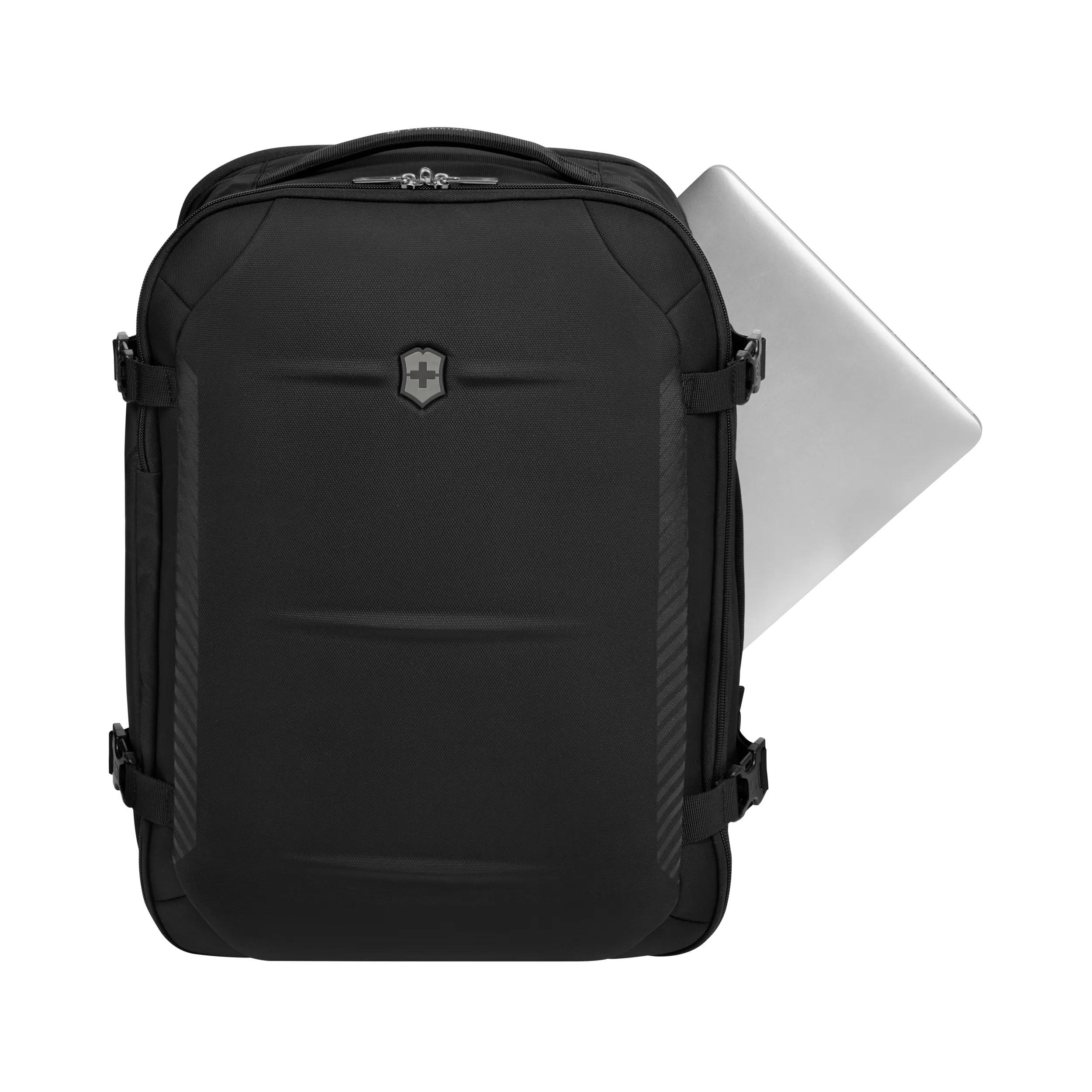 Victorinox Crosslight Boarding Bag in Black — interior view