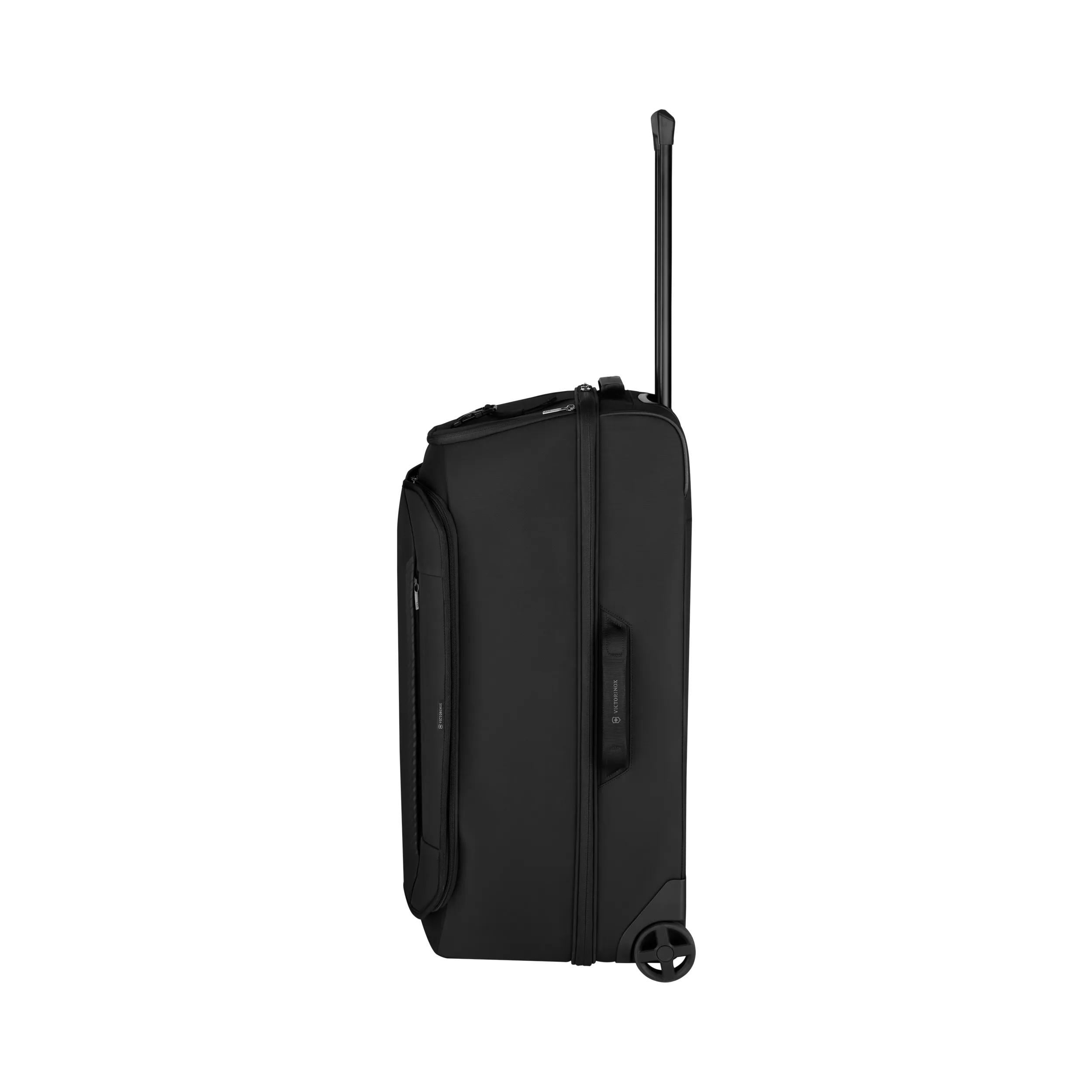 Victorinox Crosslight Wheeled Duffel in Black — angle view 11