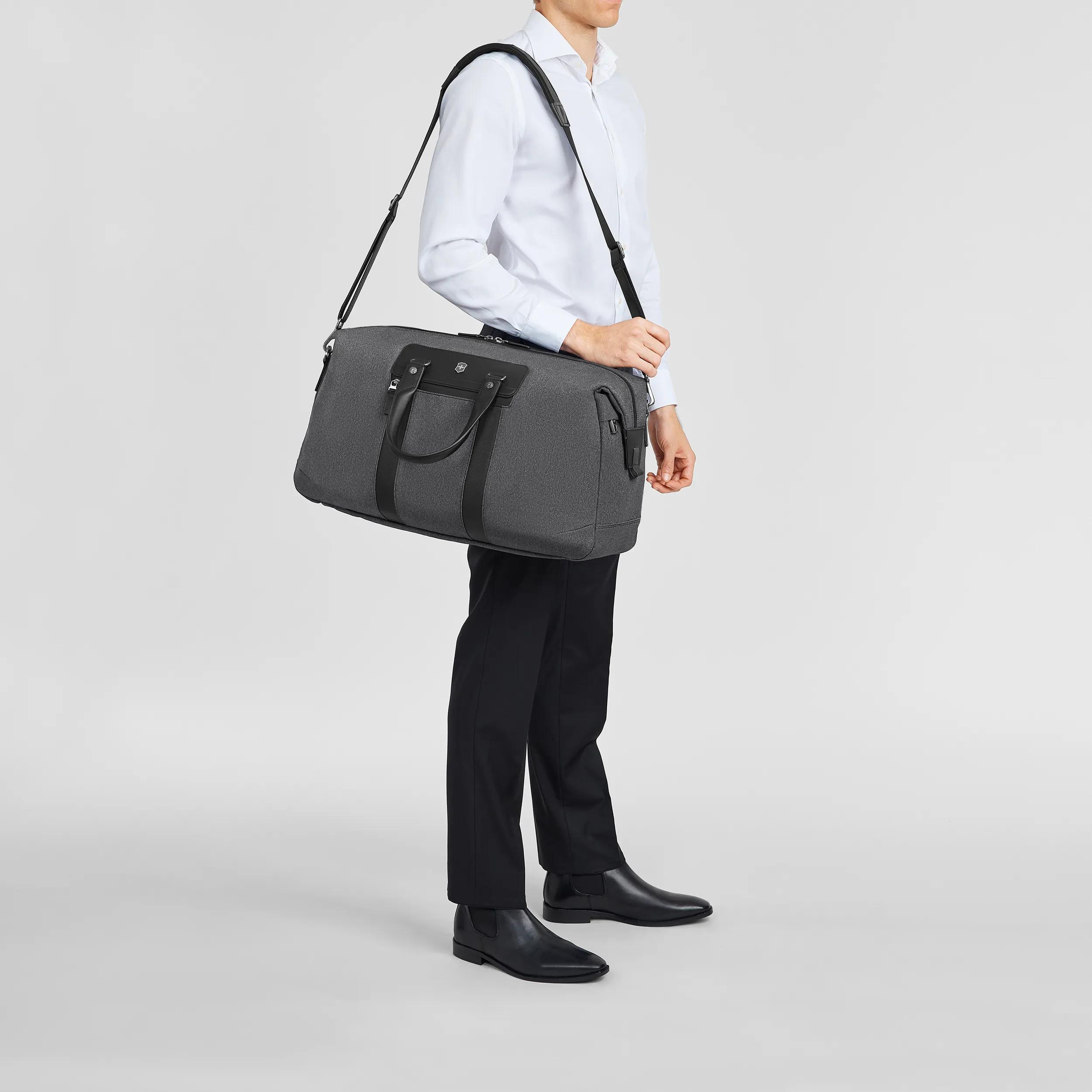 Victorinox Architecture Urban2 Weekender in Grey / Black — lifestyle