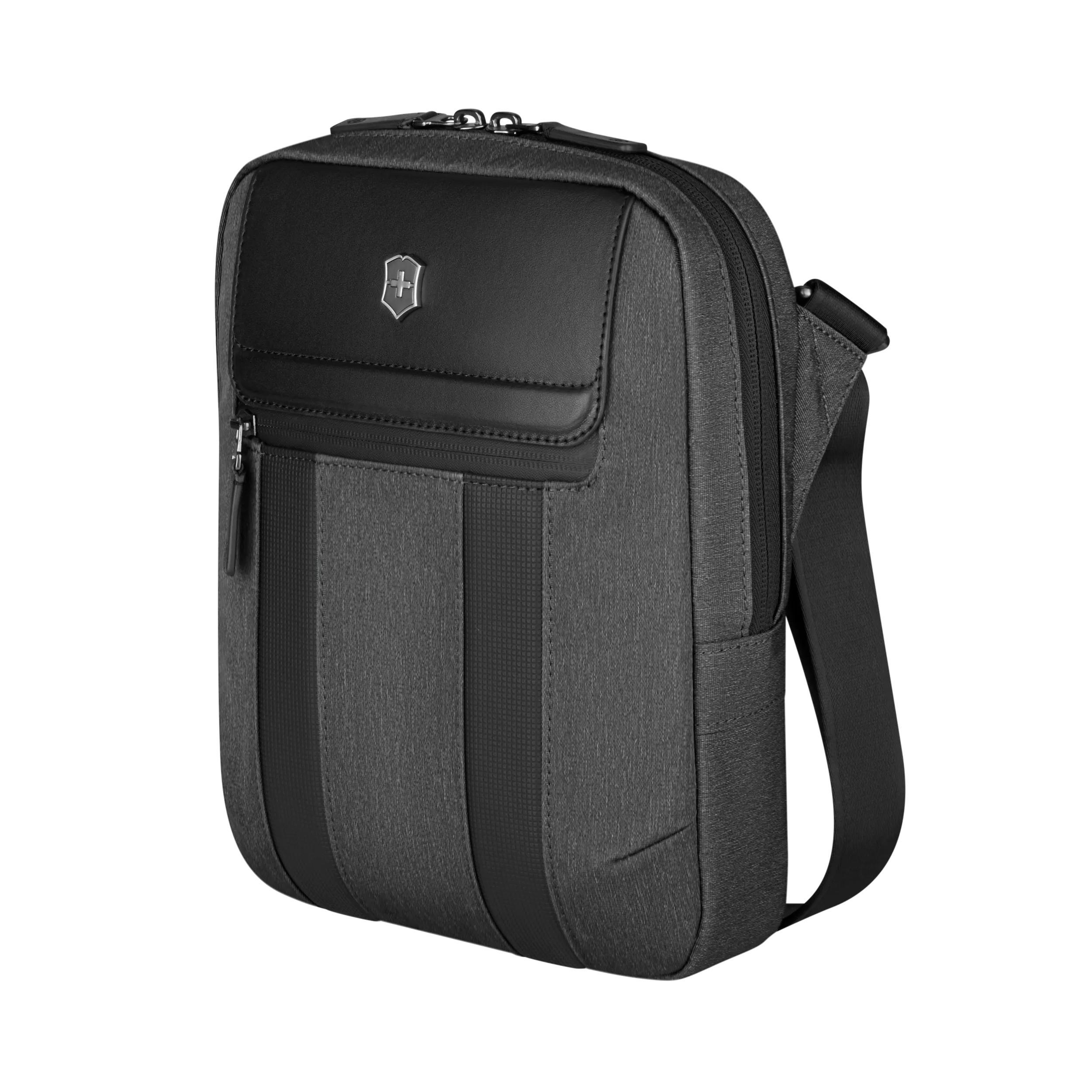 Victorinox Architecture Urban2 Crossbody Bag in Grey / Black — angle view 2
