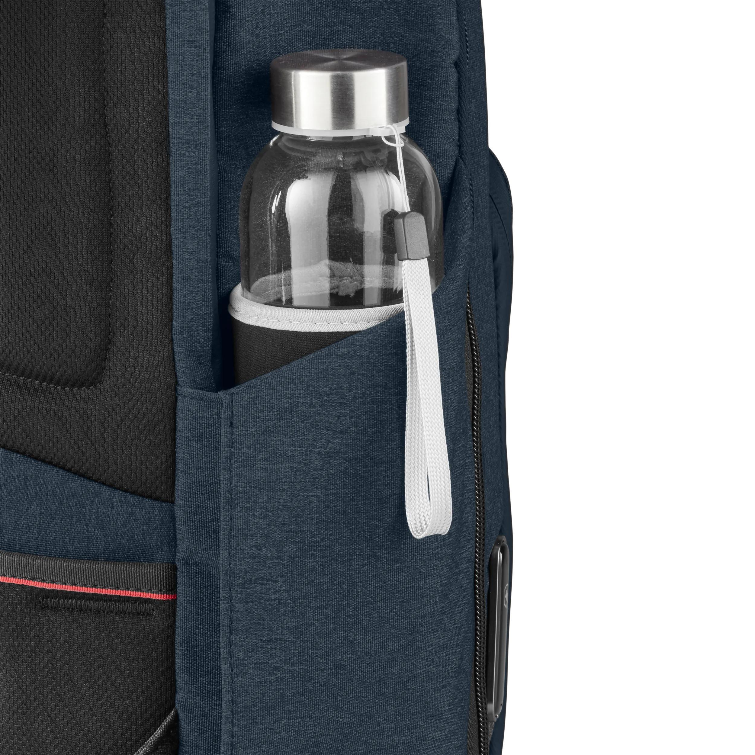 Victorinox Architecture Urban2 Deluxe Backpack in Blue / Black — detail view 5