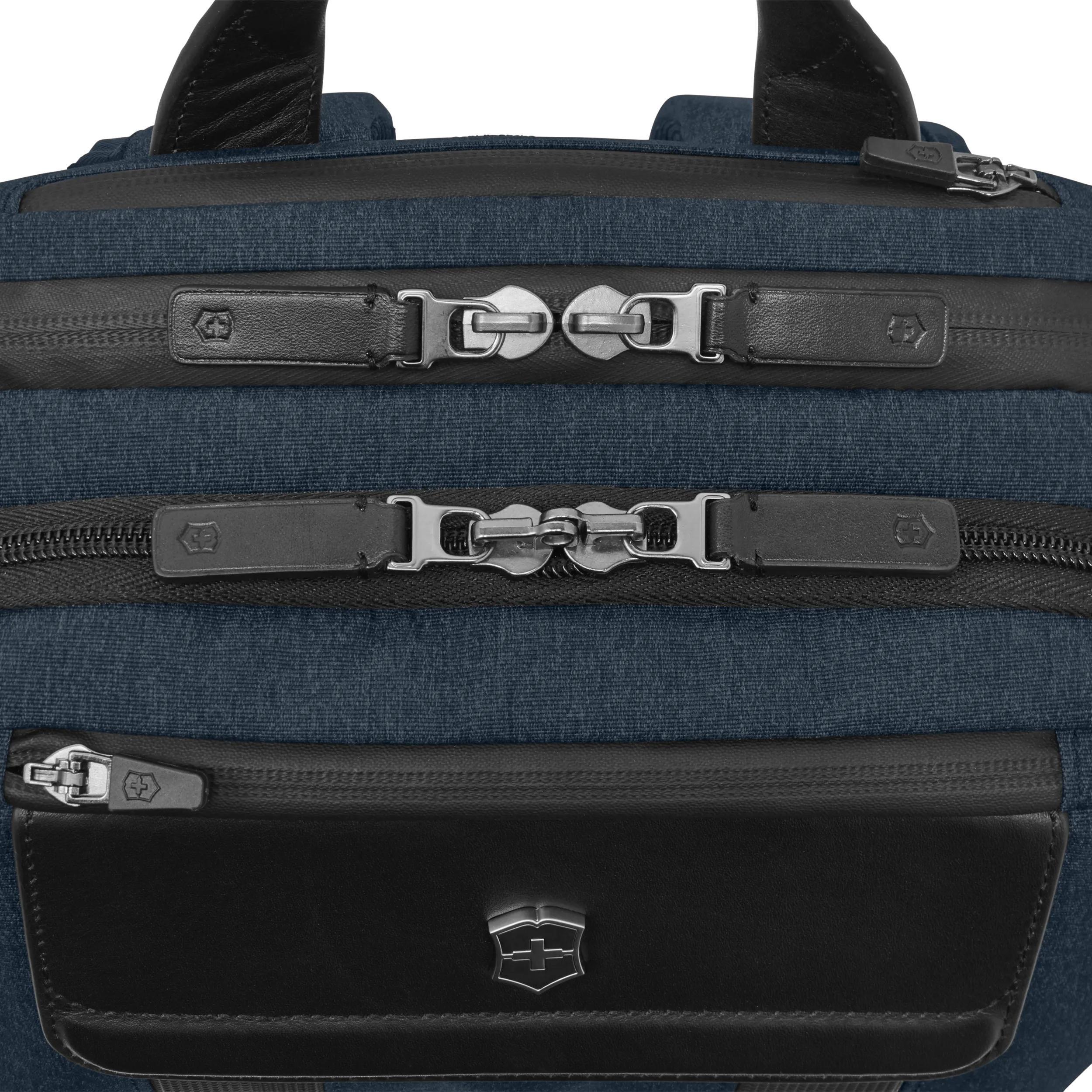 Victorinox Architecture Urban2 Deluxe Backpack in Blue / Black — detail view 6