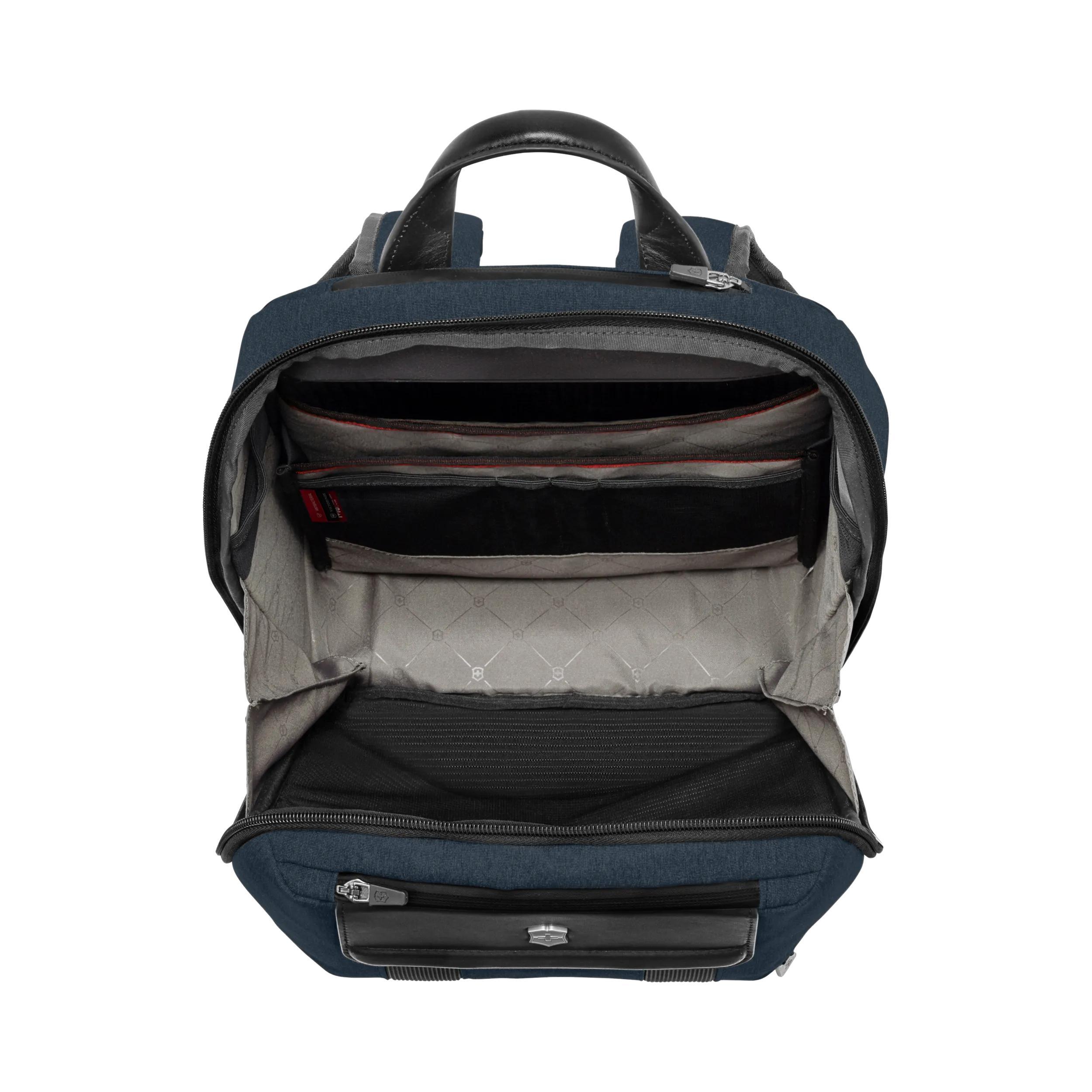 Victorinox Architecture Urban2 City Backpack in Blue / Black — detail view 2