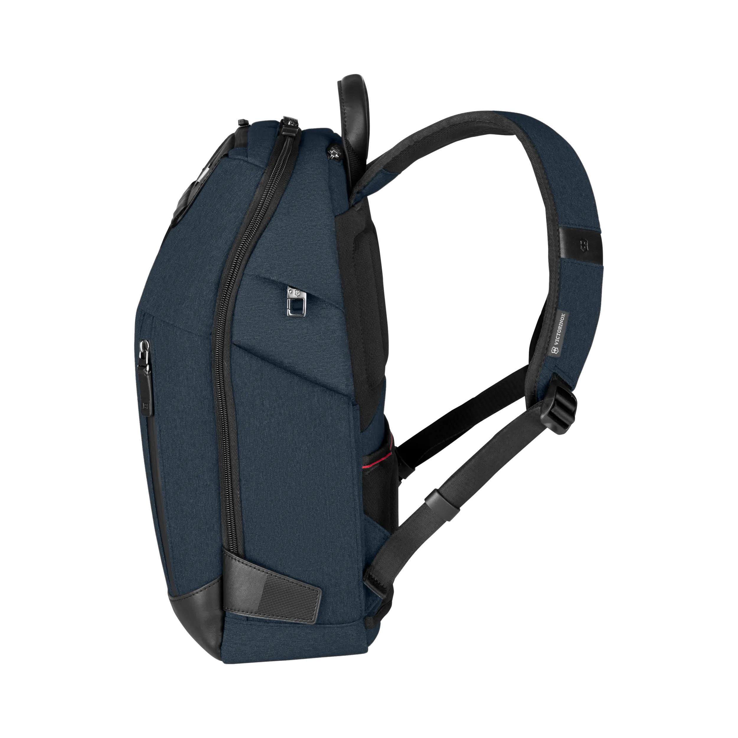 Victorinox Architecture Urban2 City Backpack in Blue / Black — angle view 3