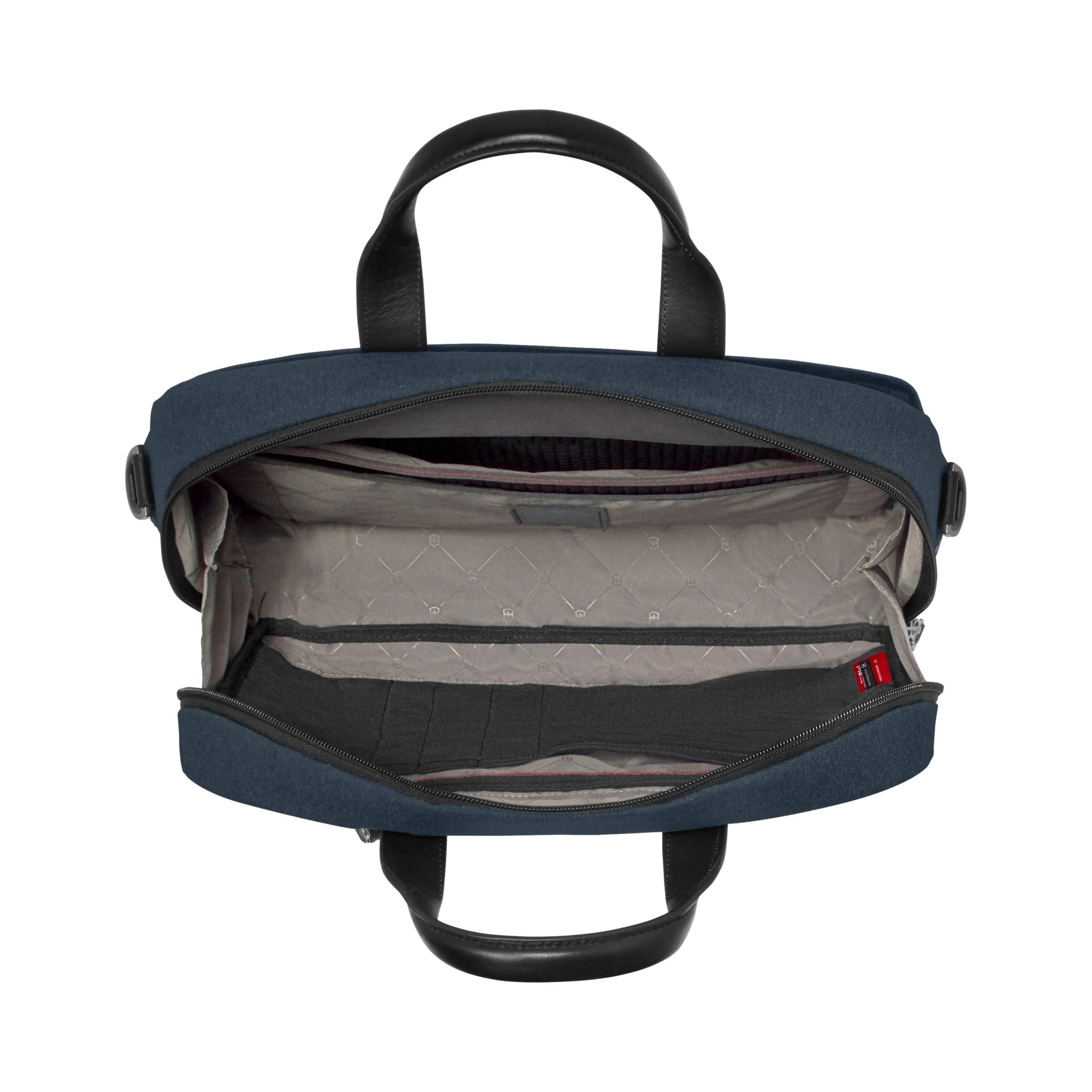 Victorinox Architecture Urban2 Briefcase in Blue / Black — detail view 2