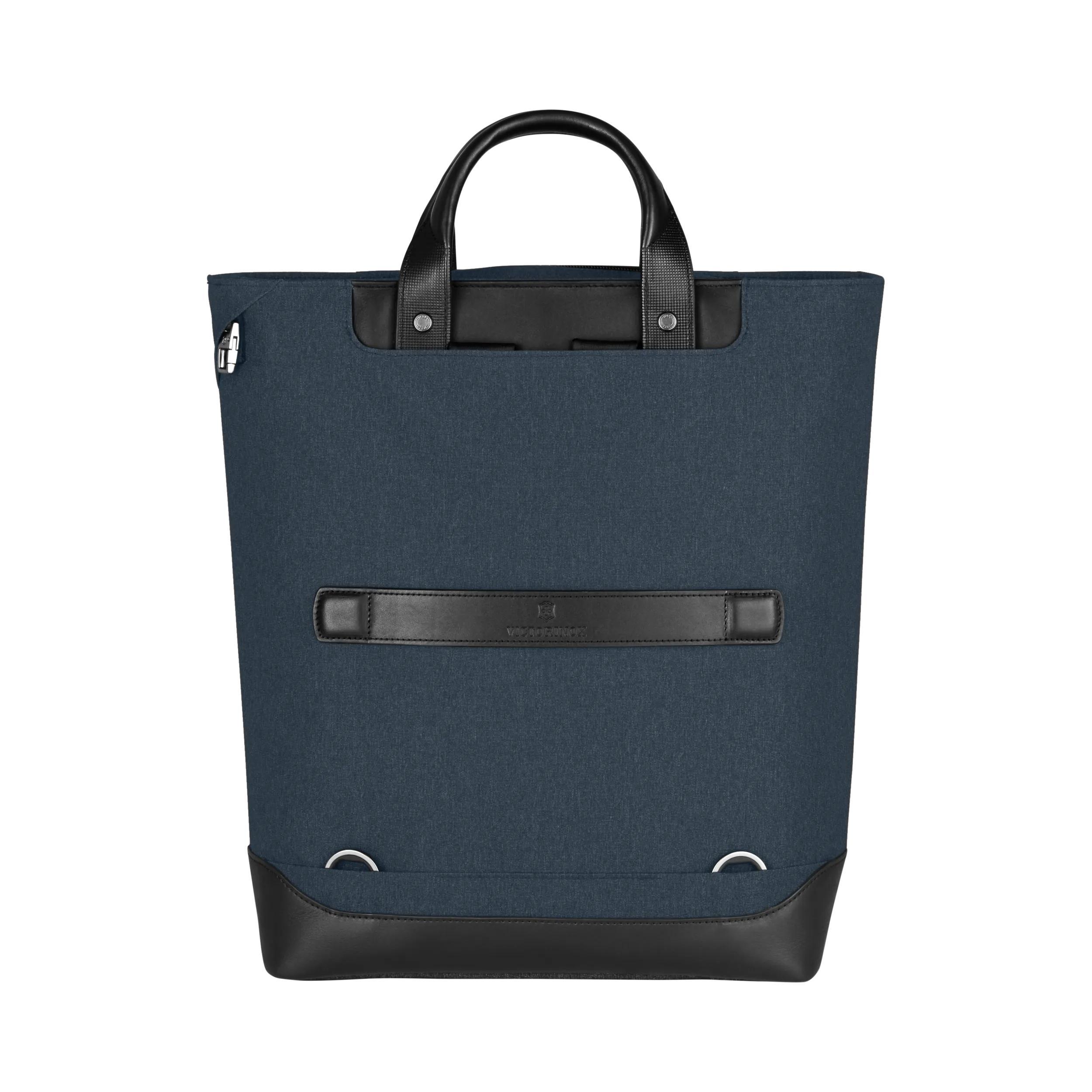 Victorinox Architecture Urban2 2-Way Carry Tote in Blue / Black — back view