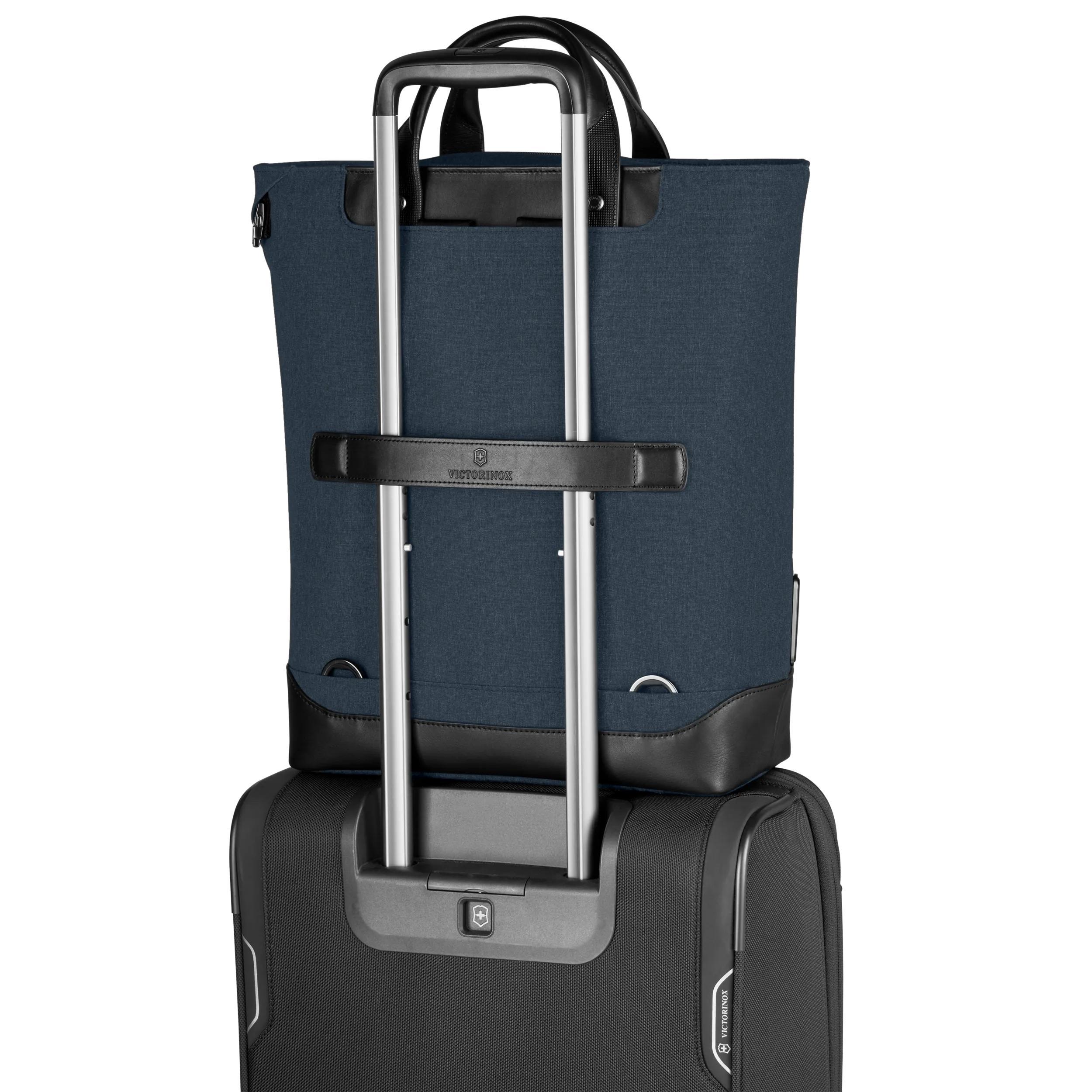 Victorinox Architecture Urban2 2-Way Carry Tote in Blue / Black — detail view