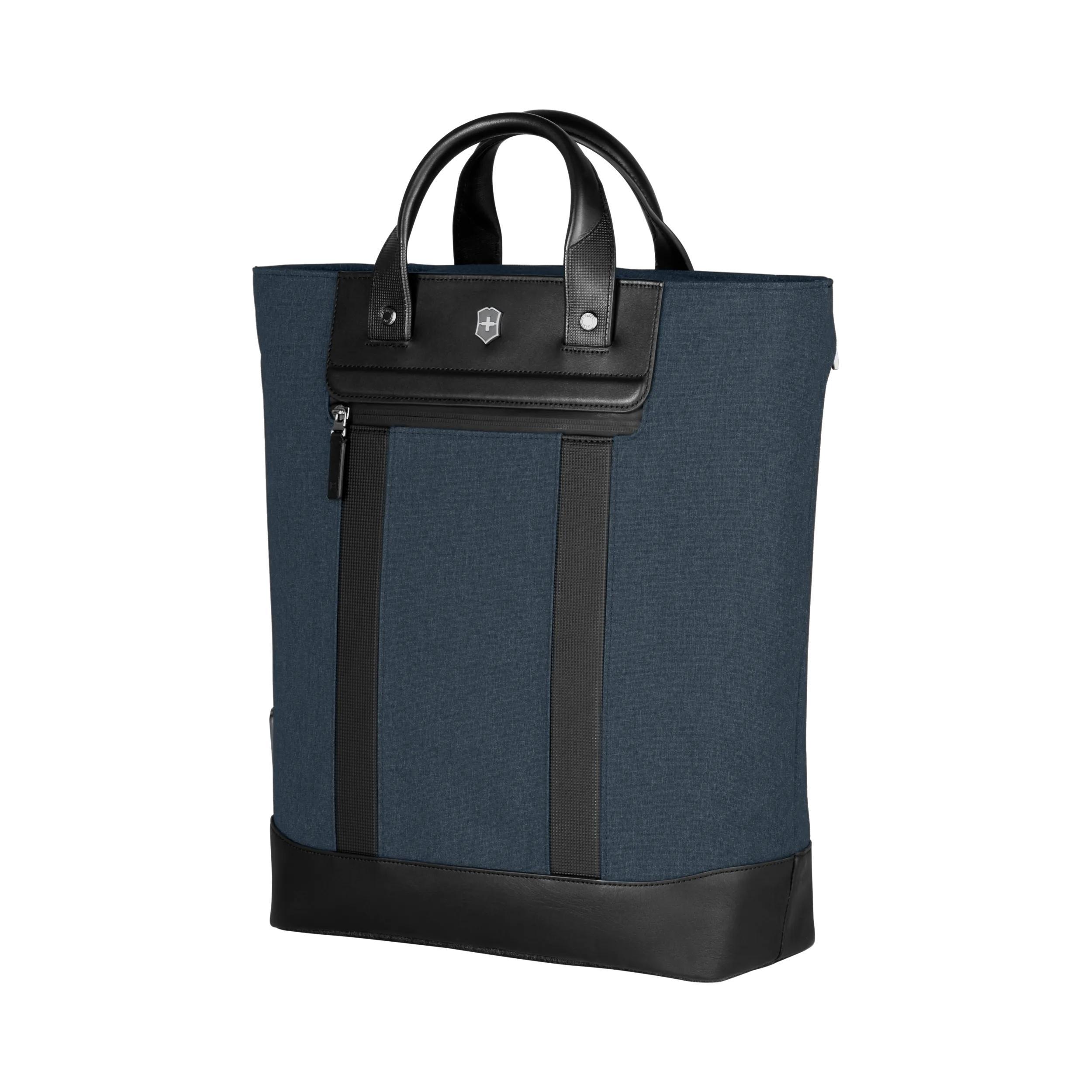 Victorinox Architecture Urban2 2-Way Carry Tote in Blue / Black — angle view 2