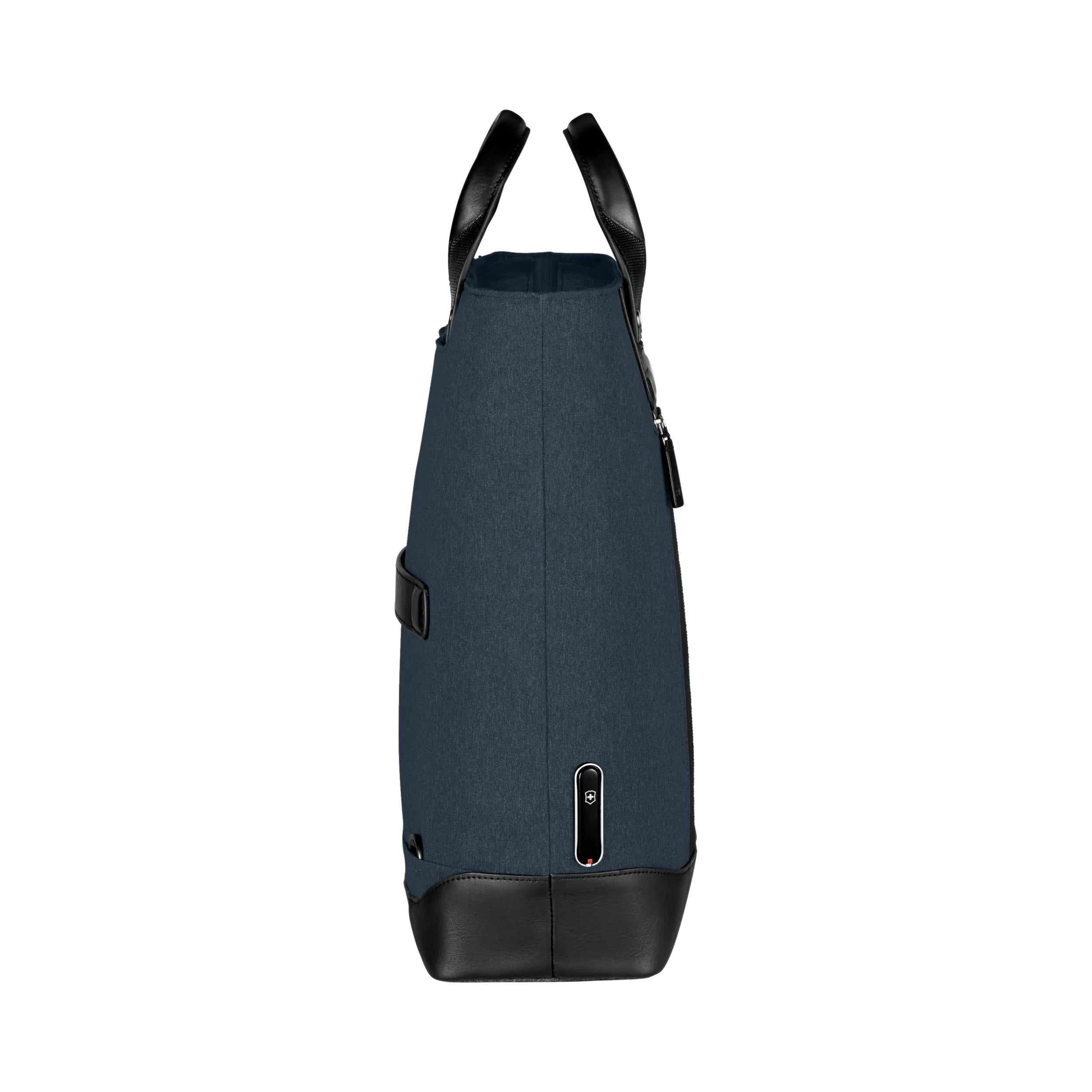Victorinox Architecture Urban2 2-Way Carry Tote in Blue / Black — angle view 6