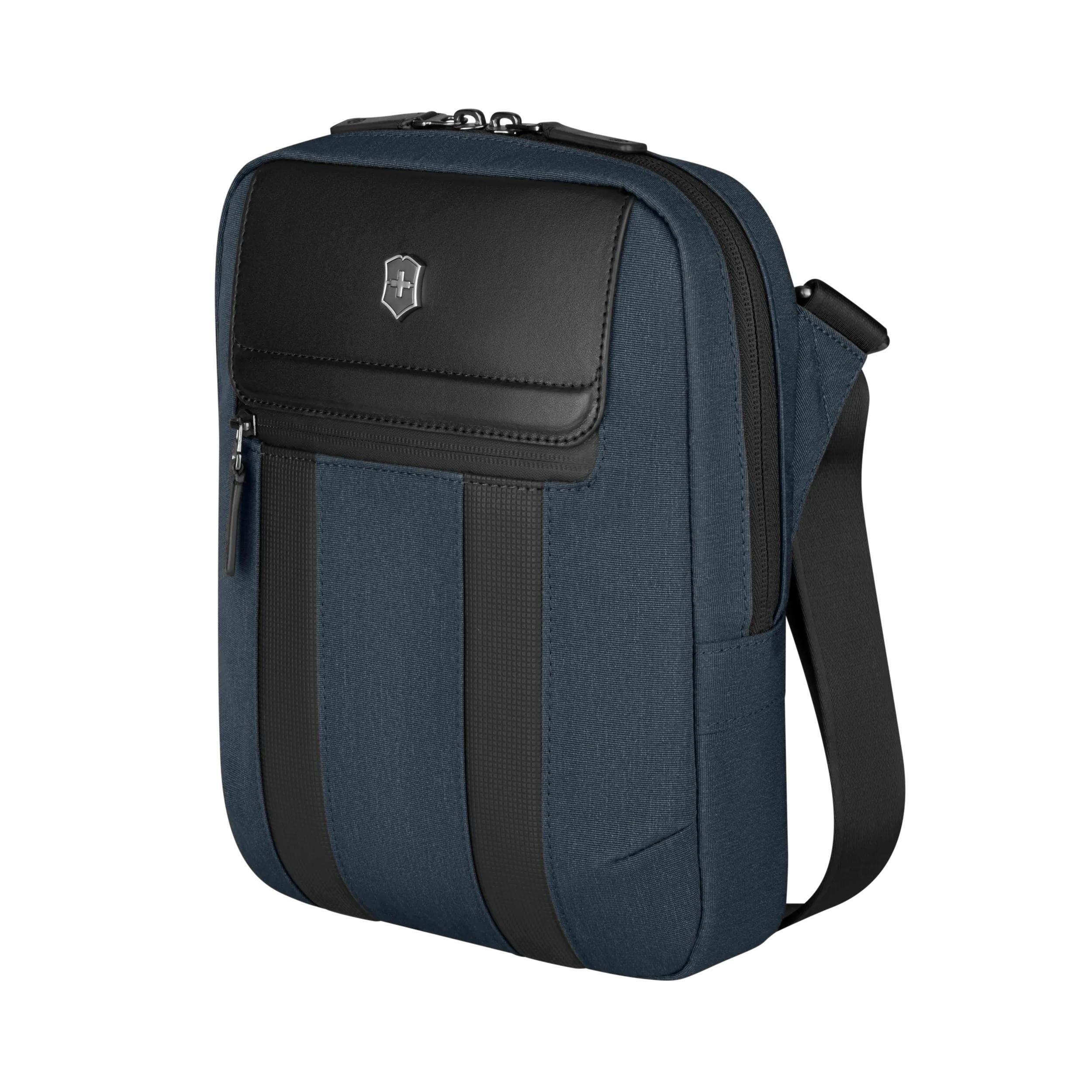 Victorinox Architecture Urban2 Crossbody Bag in Blue / Black — angle view 4