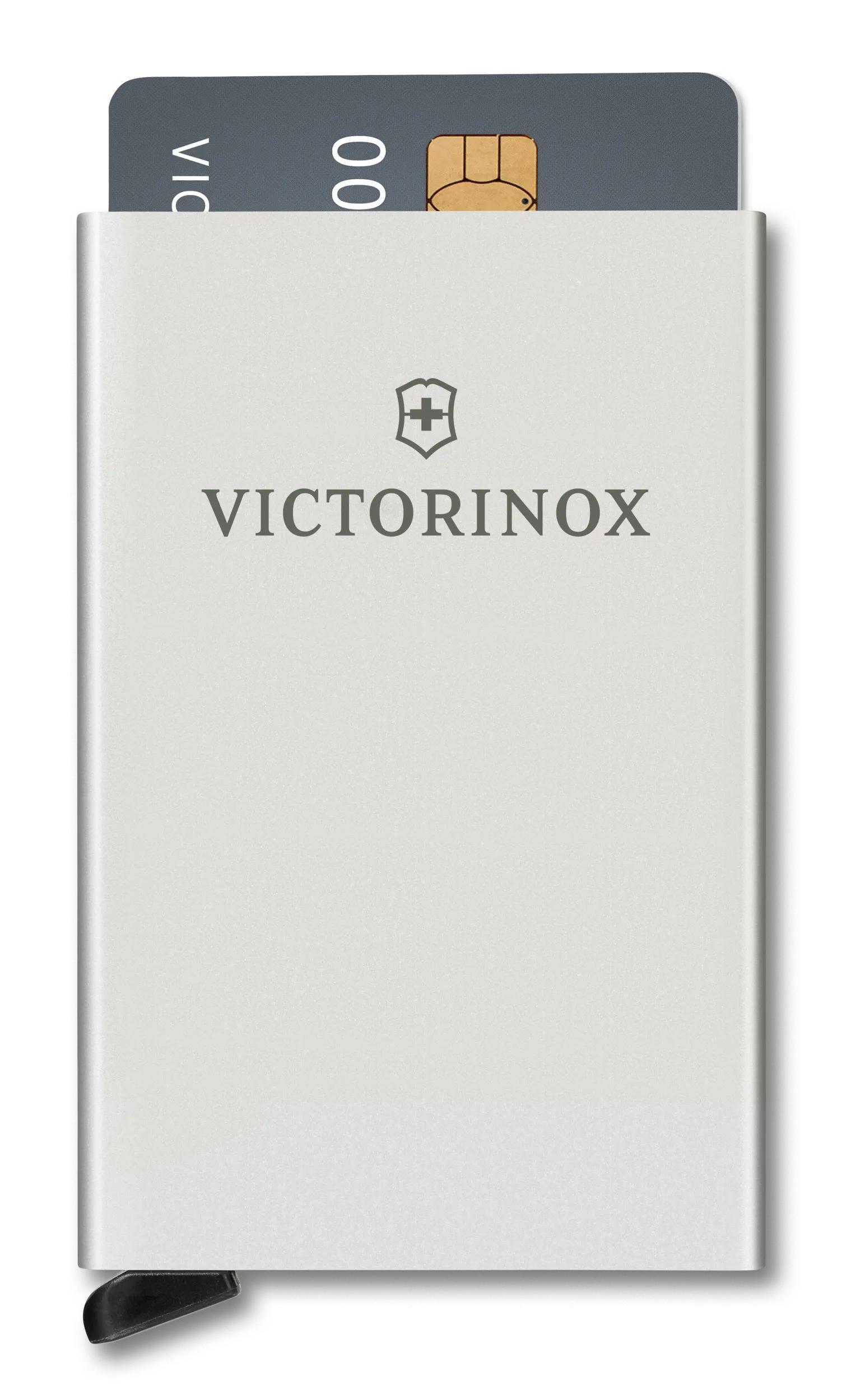 Victorinox Altius Secrid Essential Card Wallet in Silver — angle view 4