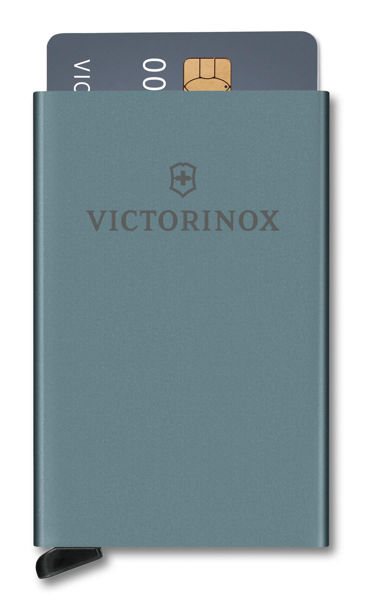 Victorinox Altius Secrid Essential Card Wallet in Titanium — angle view 3