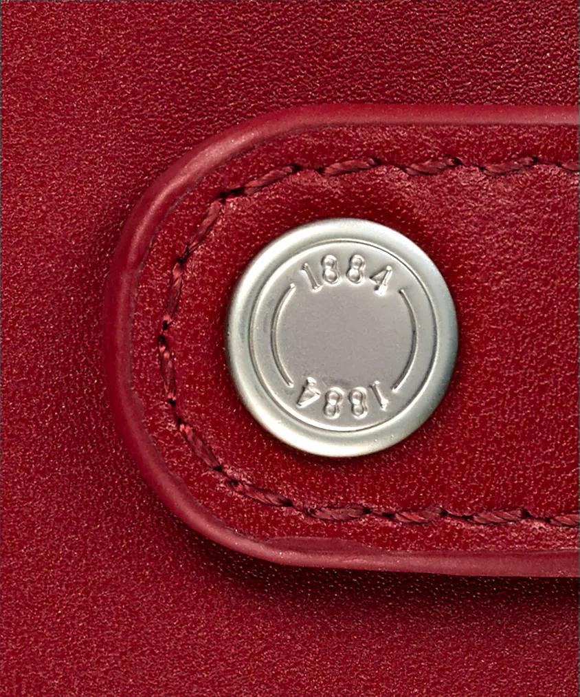 Victorinox Altius Secrid Leather Card Wallet in Red — detail view 2