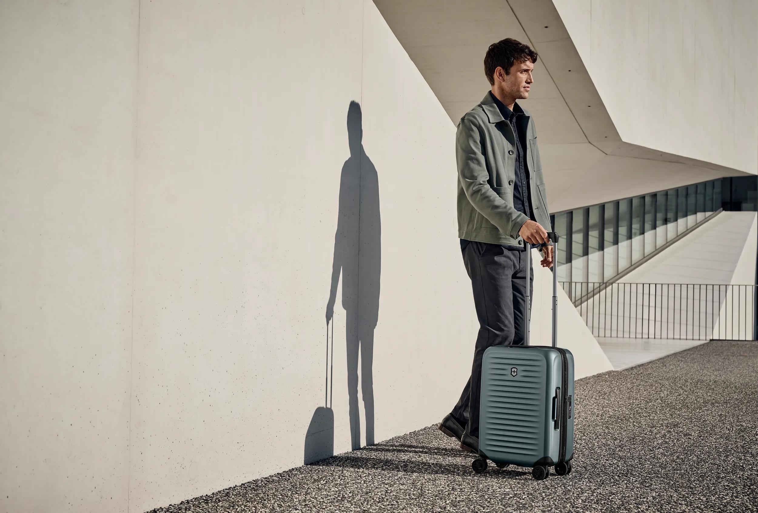 Victorinox Airox Advanced Frequent Flyer Carry-on in Storm — lifestyle