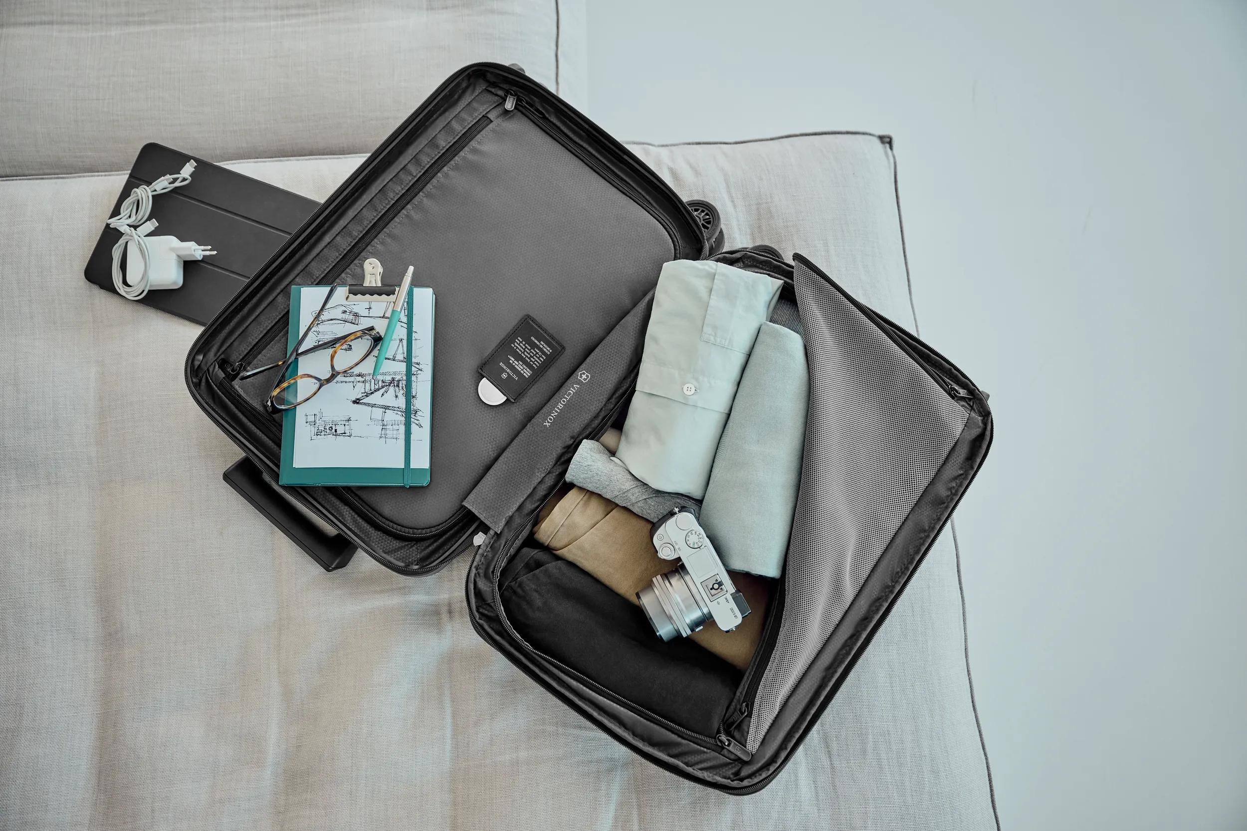 Victorinox Airox Advanced Frequent Flyer Carry-on in Storm — lifestyle 2