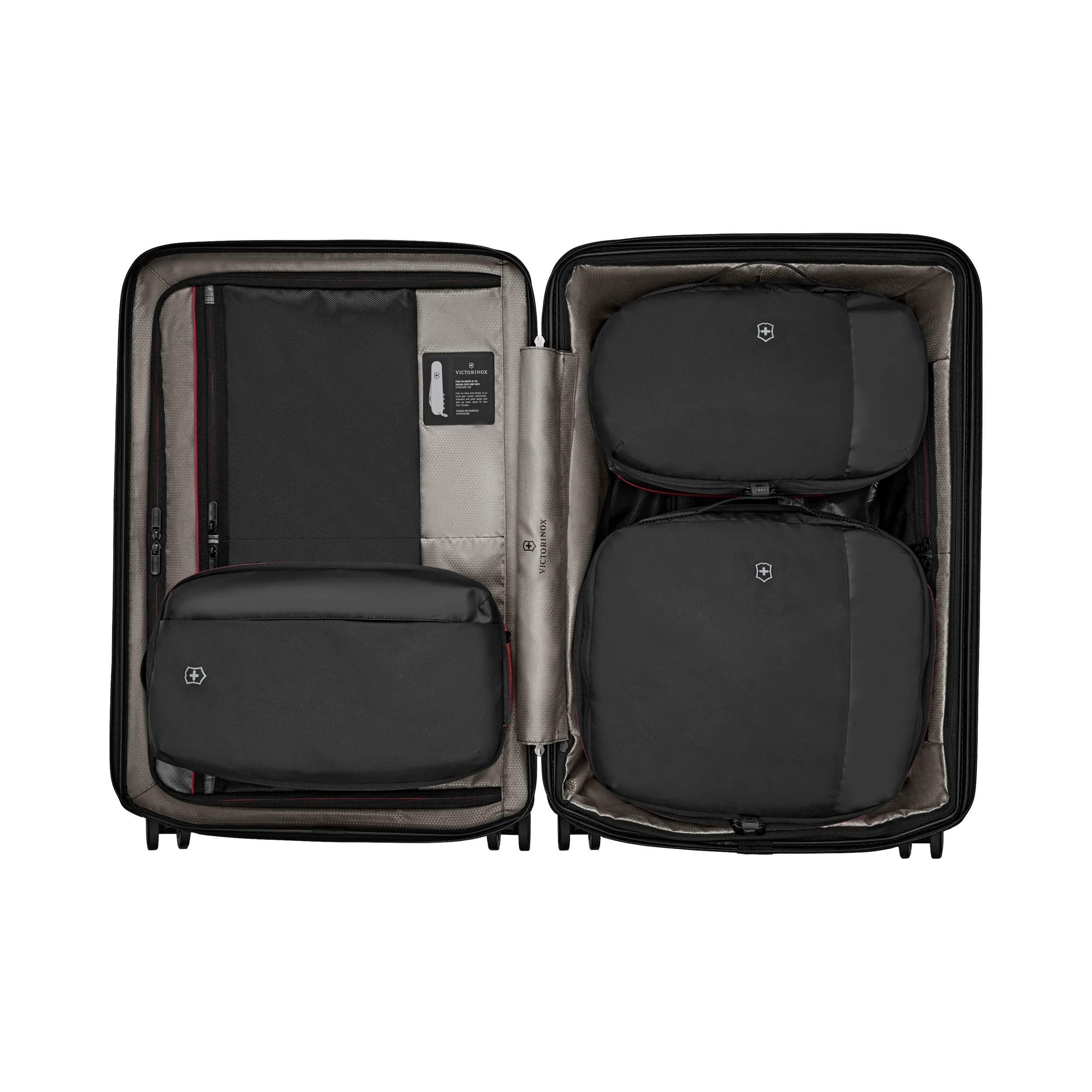 Victorinox Travel Essentials Packing Cube Set in Black — detail view