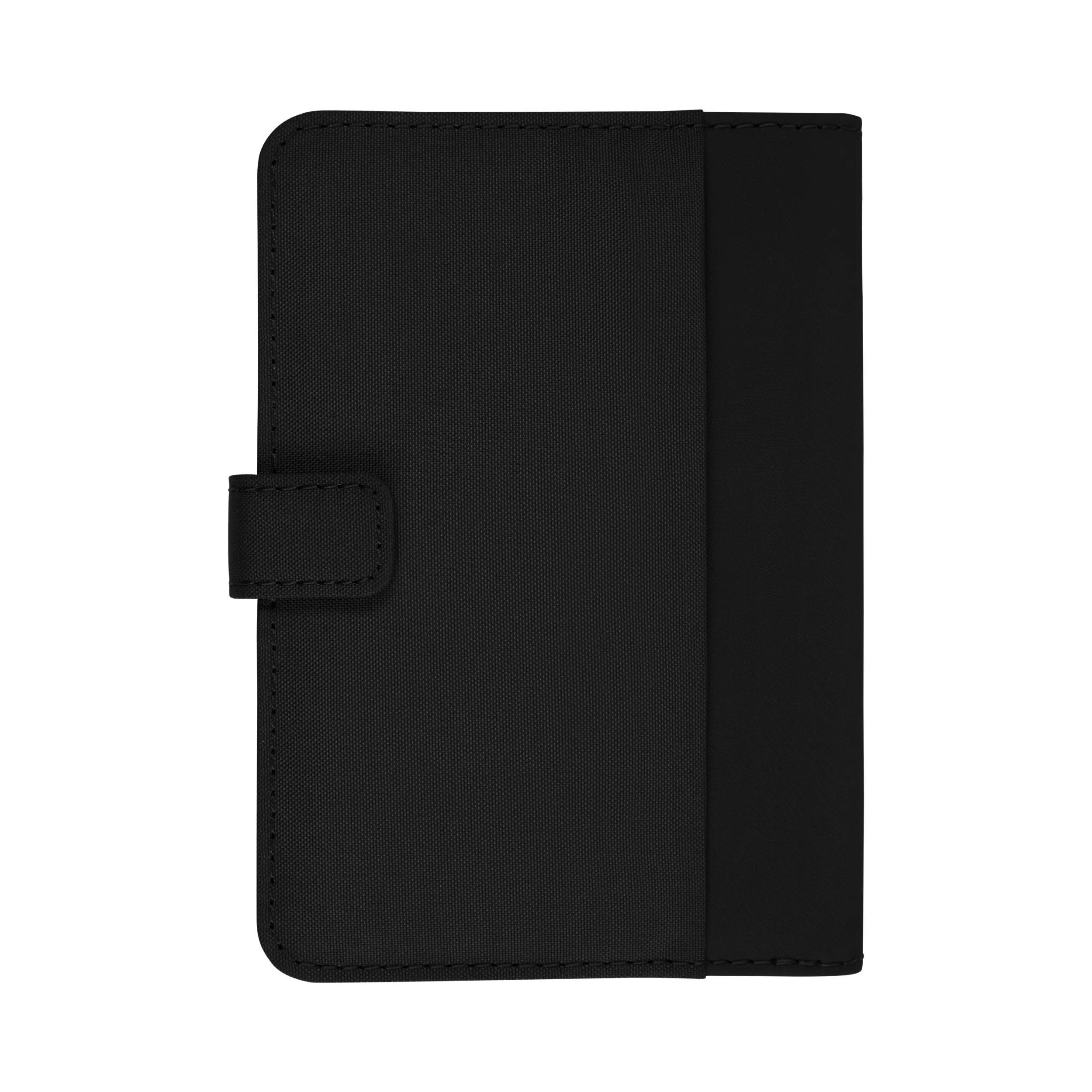 Victorinox Travel Essentials Passport Holder in Black — back view