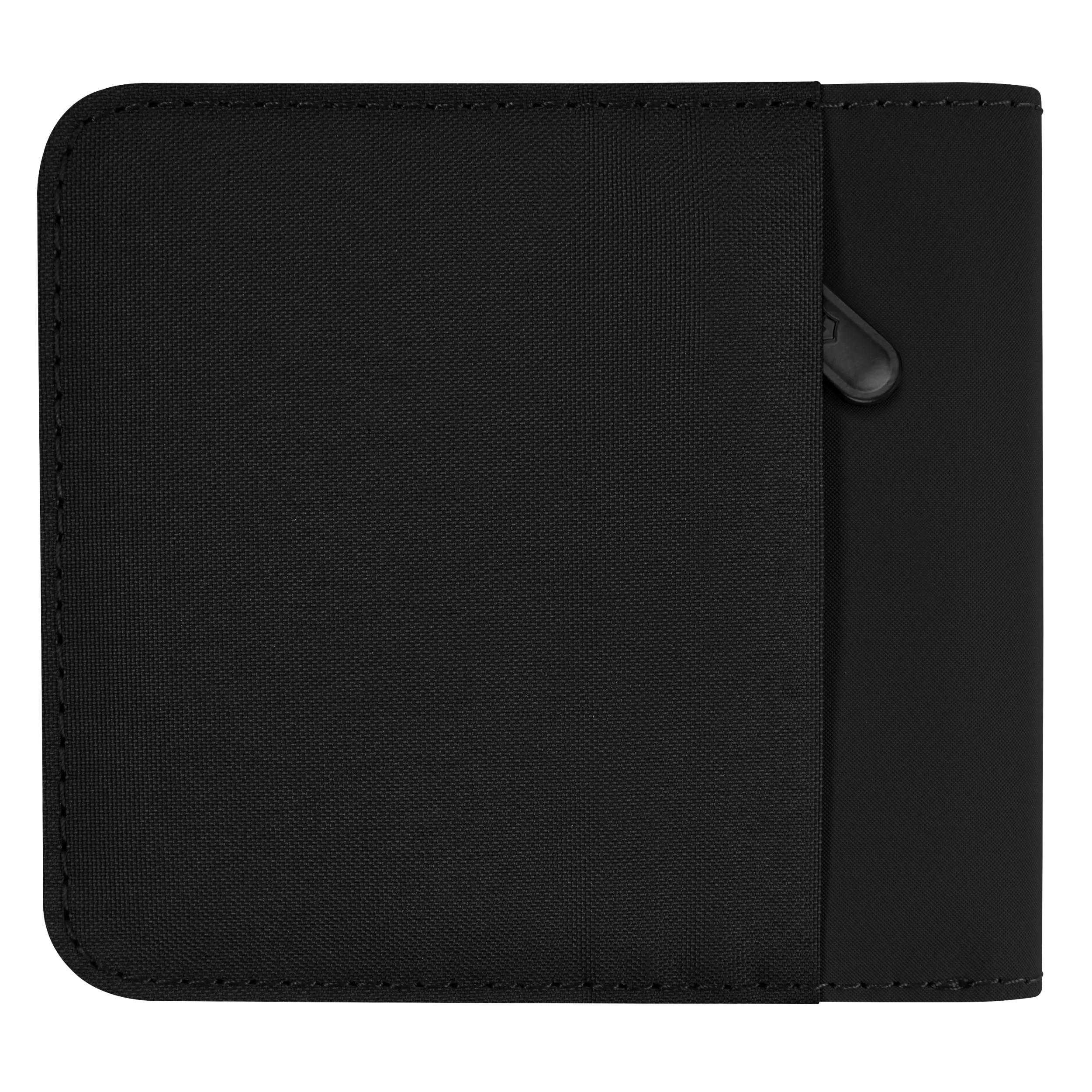 Victorinox Travel Essentials Bi-Fold Wallet in Black — back view