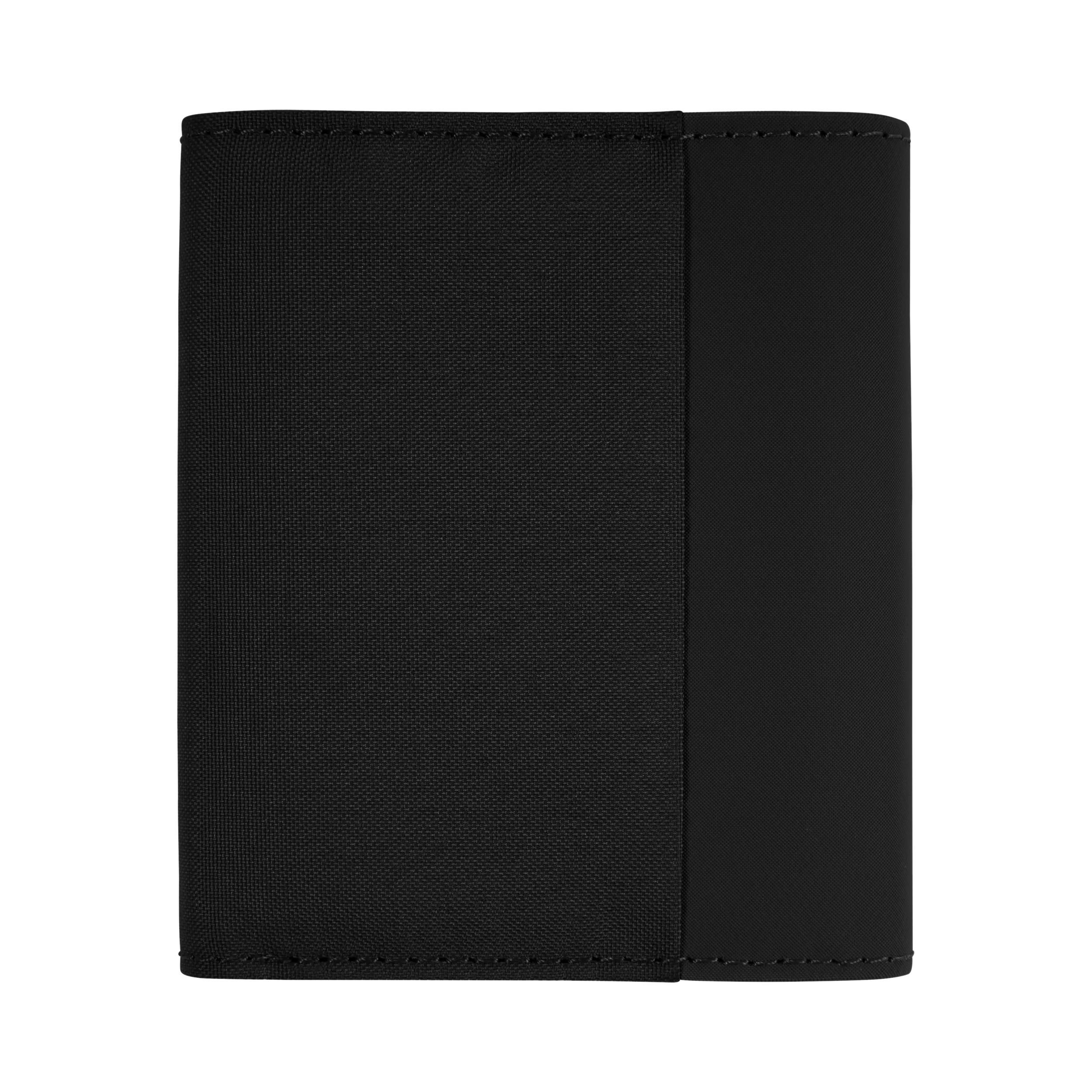 Victorinox Travel Essentials Tri-Fold Wallet in Black — back view