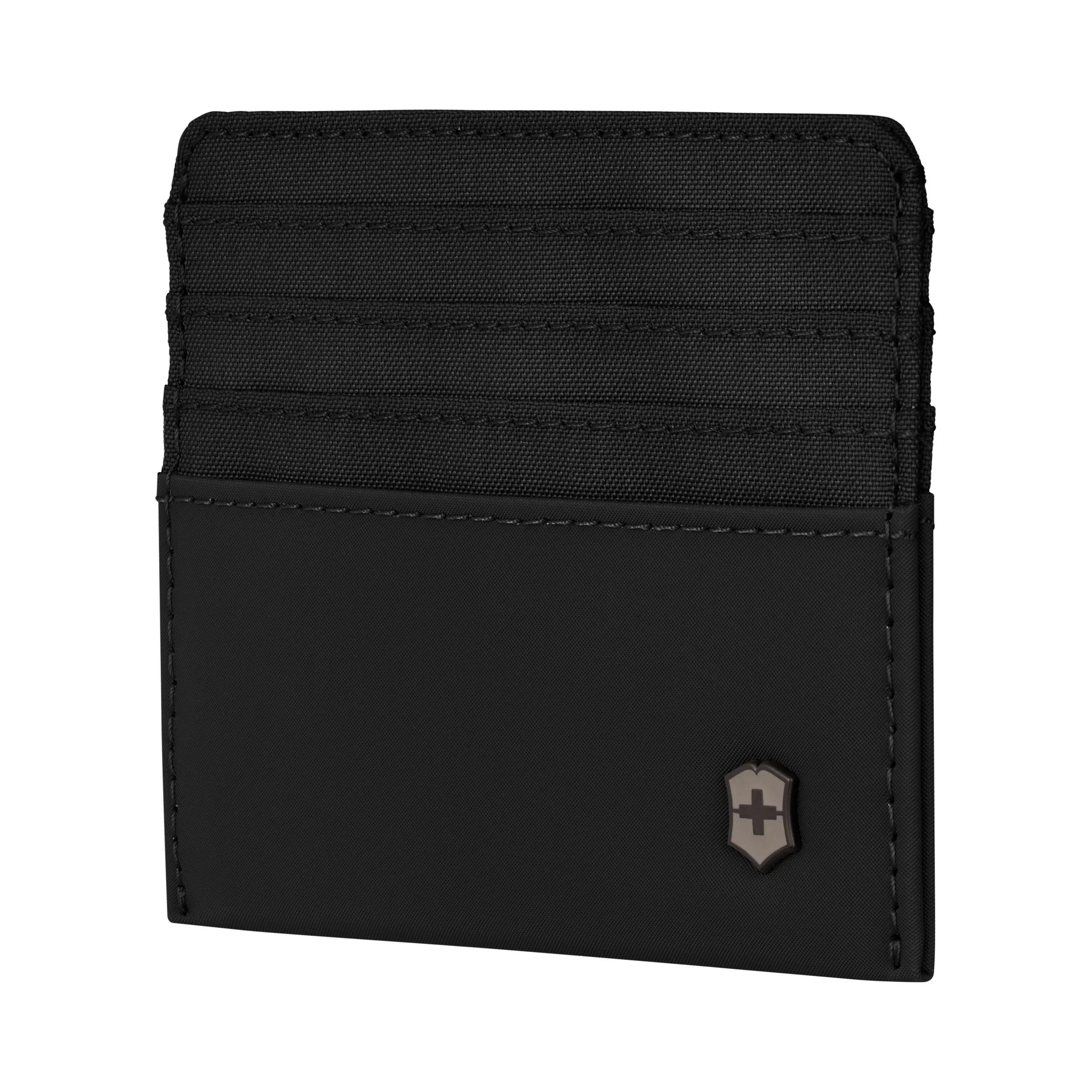 Victorinox Travel Essentials Card Holder in Black — angle view 2