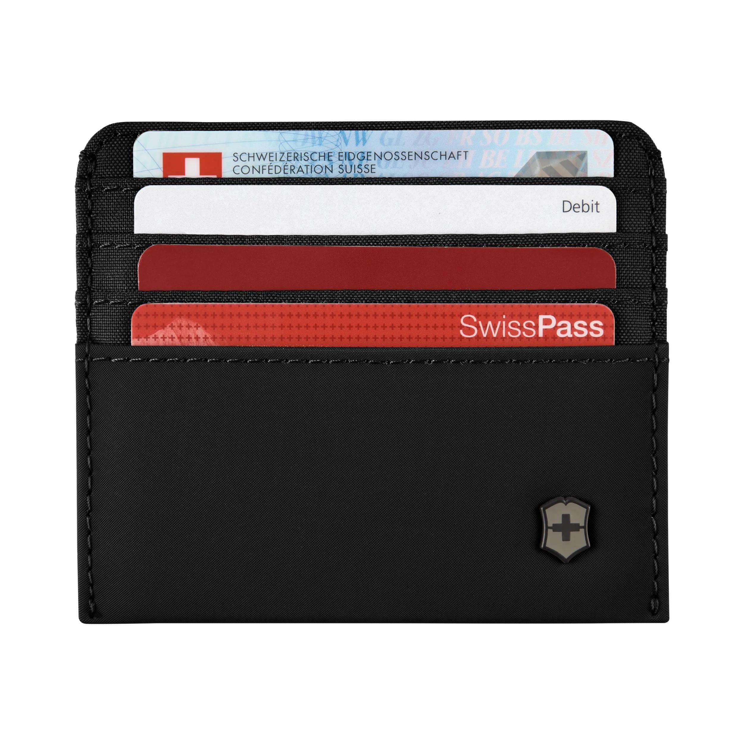 Victorinox Travel Essentials Card Holder in Black — interior view