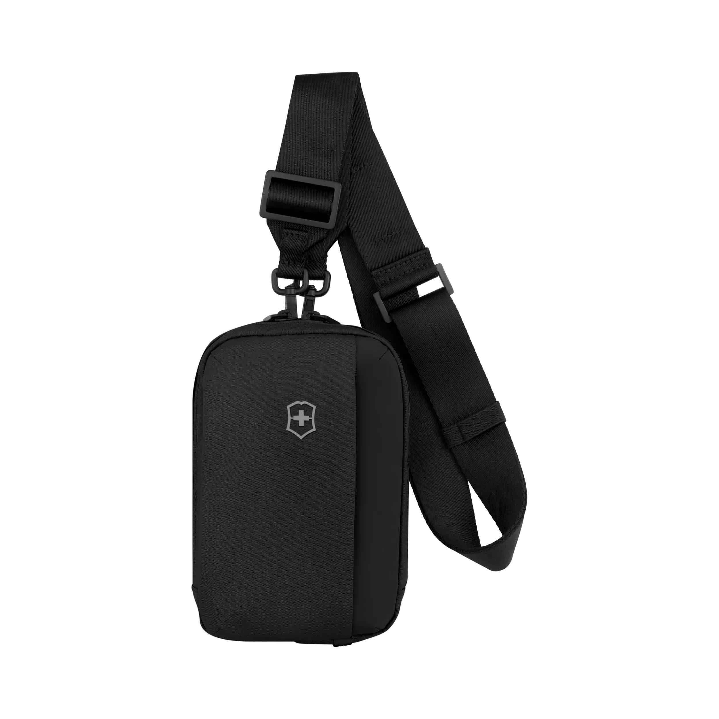 Victorinox Travel Essentials City Pouch in Black — front view