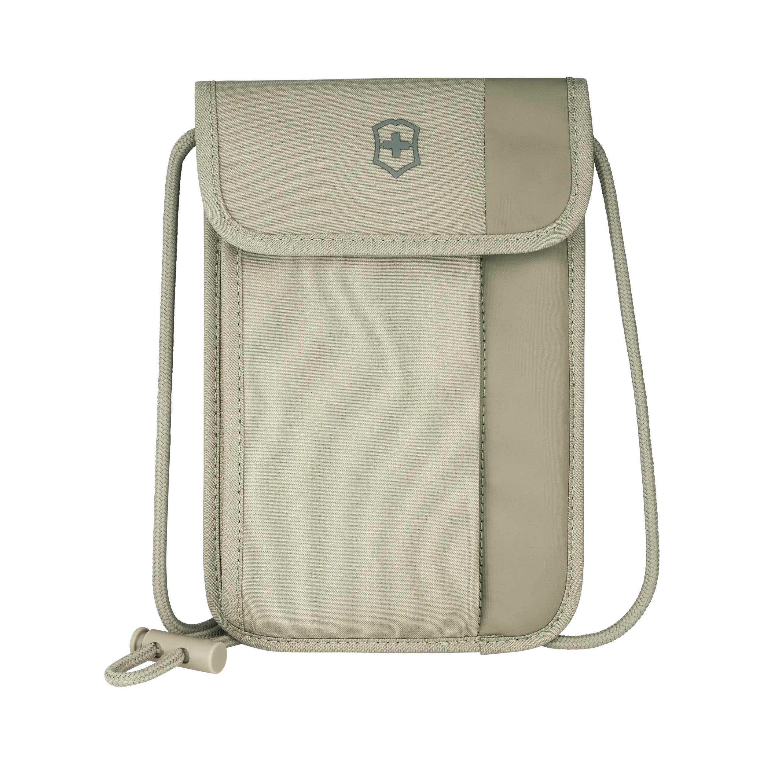 Victorinox Travel Essentials Security Neck Pouch in Nude — front view