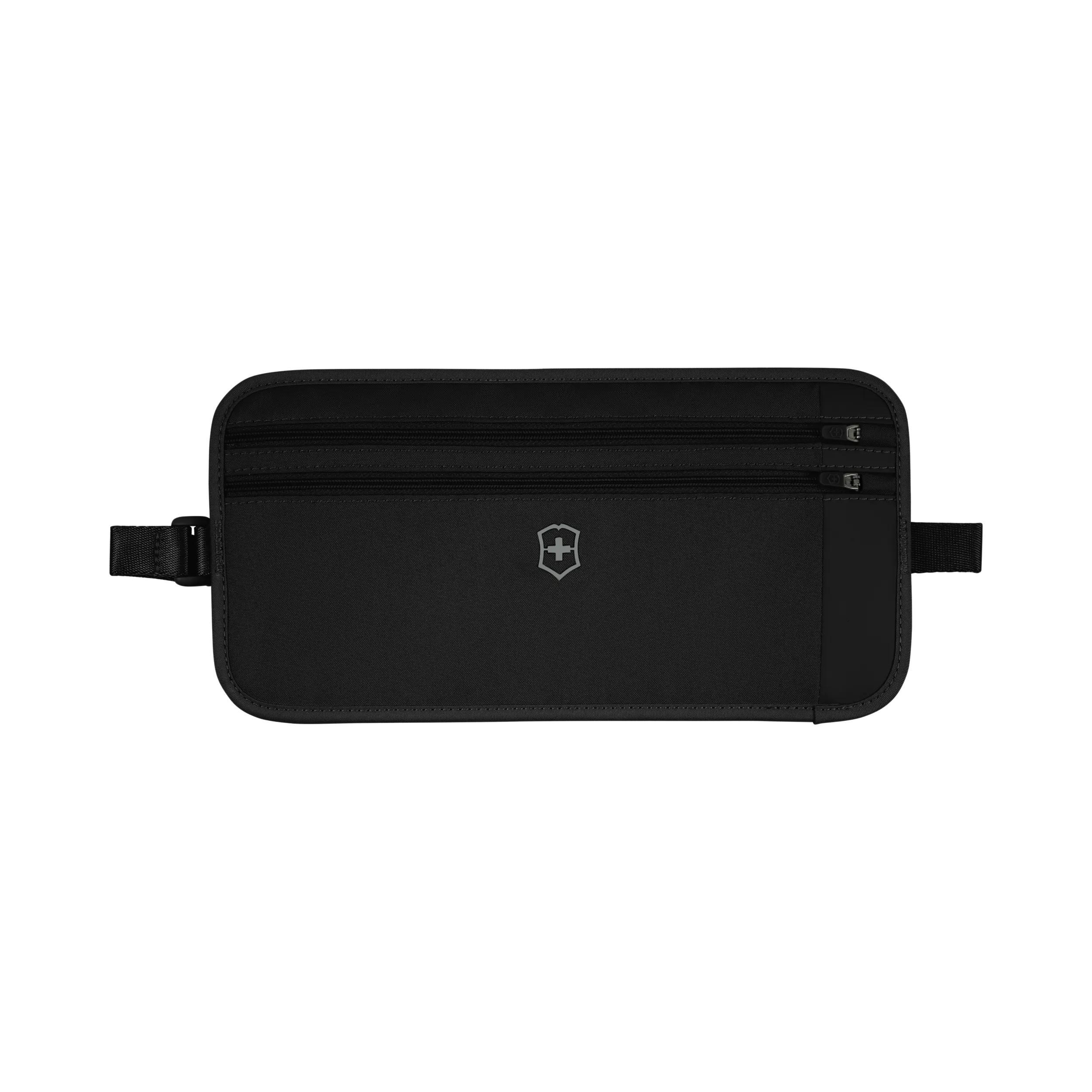 Victorinox Travel Essentials Security Belt Bag in Black — front view