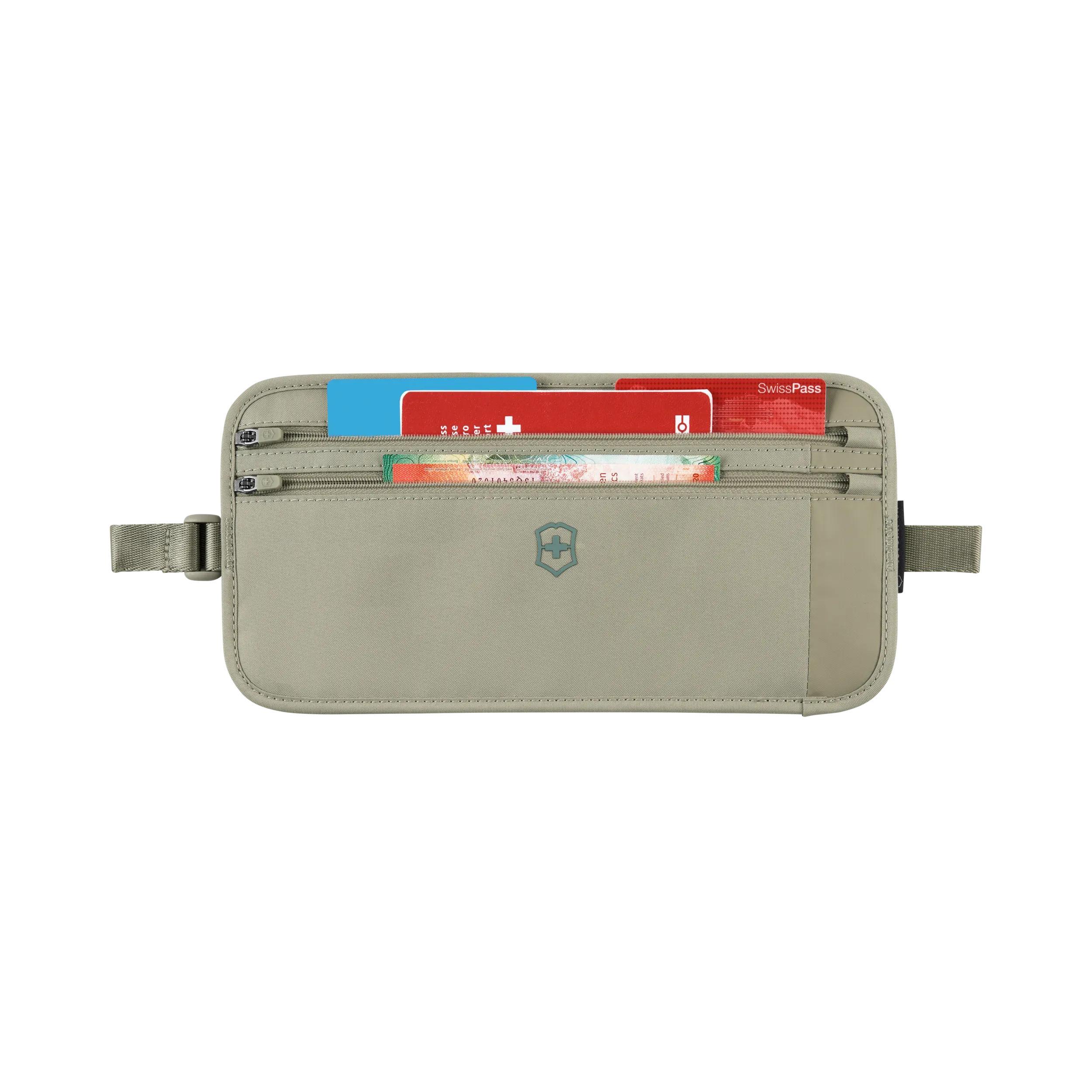 Victorinox Travel Essentials Security Belt Bag in Nude — interior view