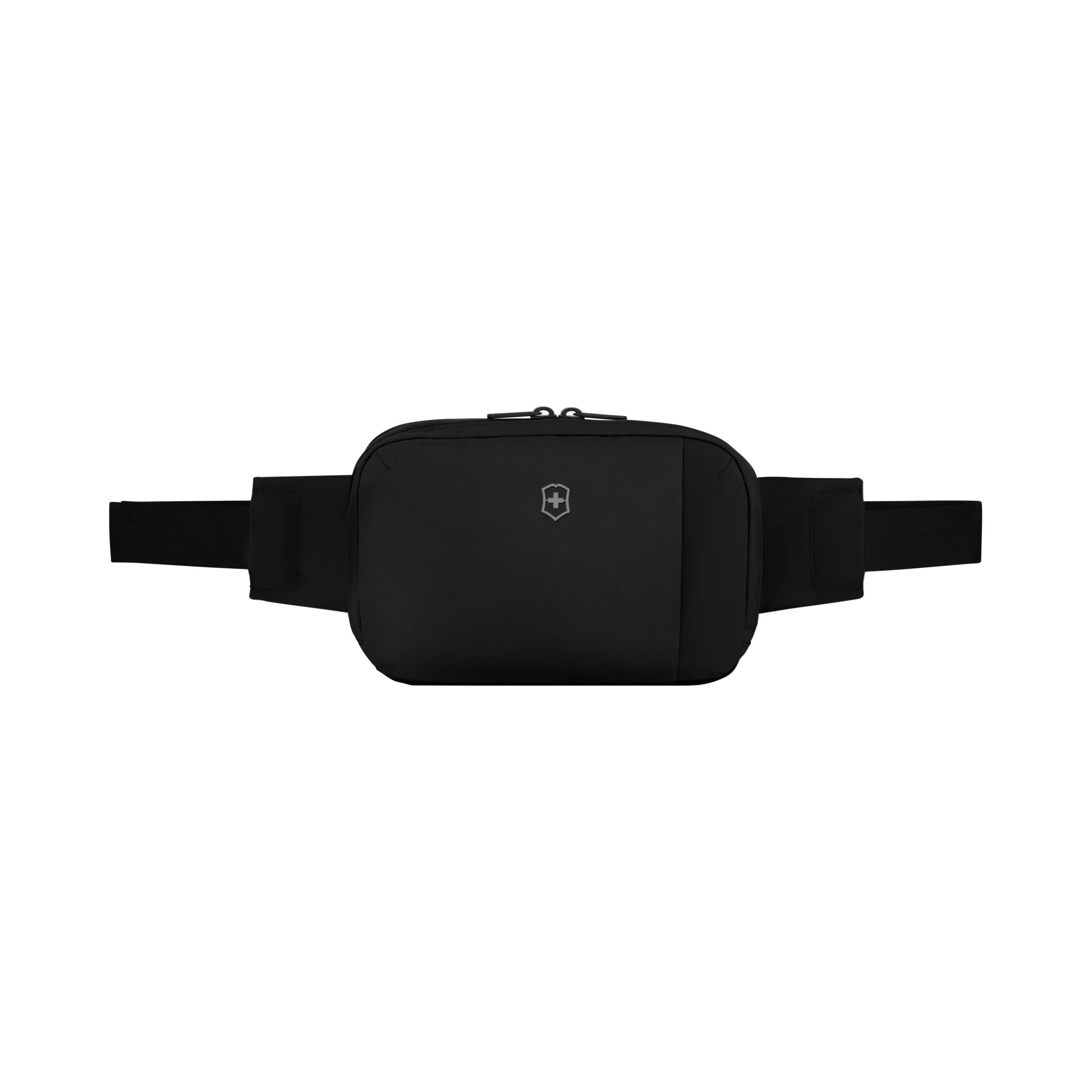 Victorinox Travel Essentials Belt Bag in Black — front view