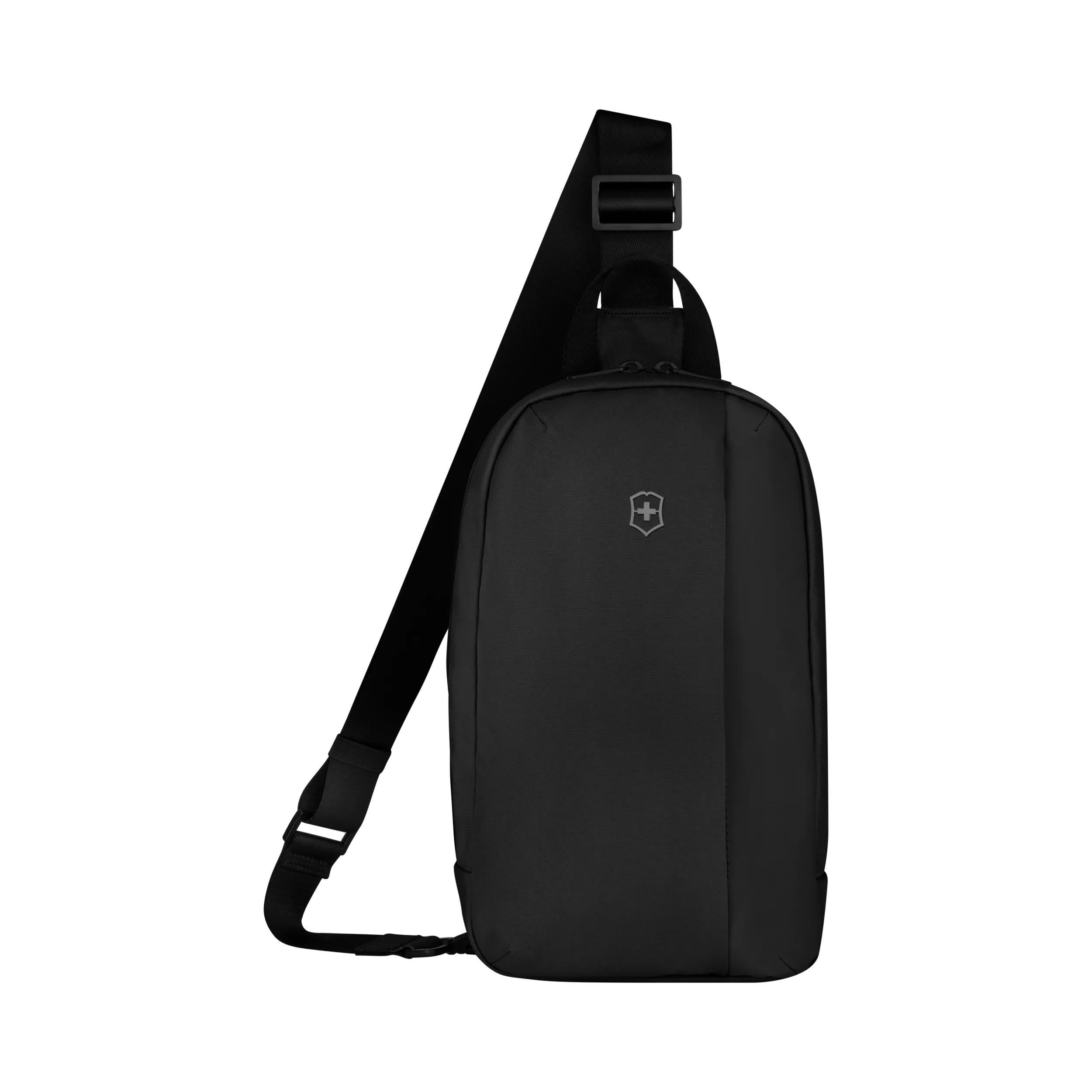 Victorinox Travel Essentials Sling Bag in Black — front view