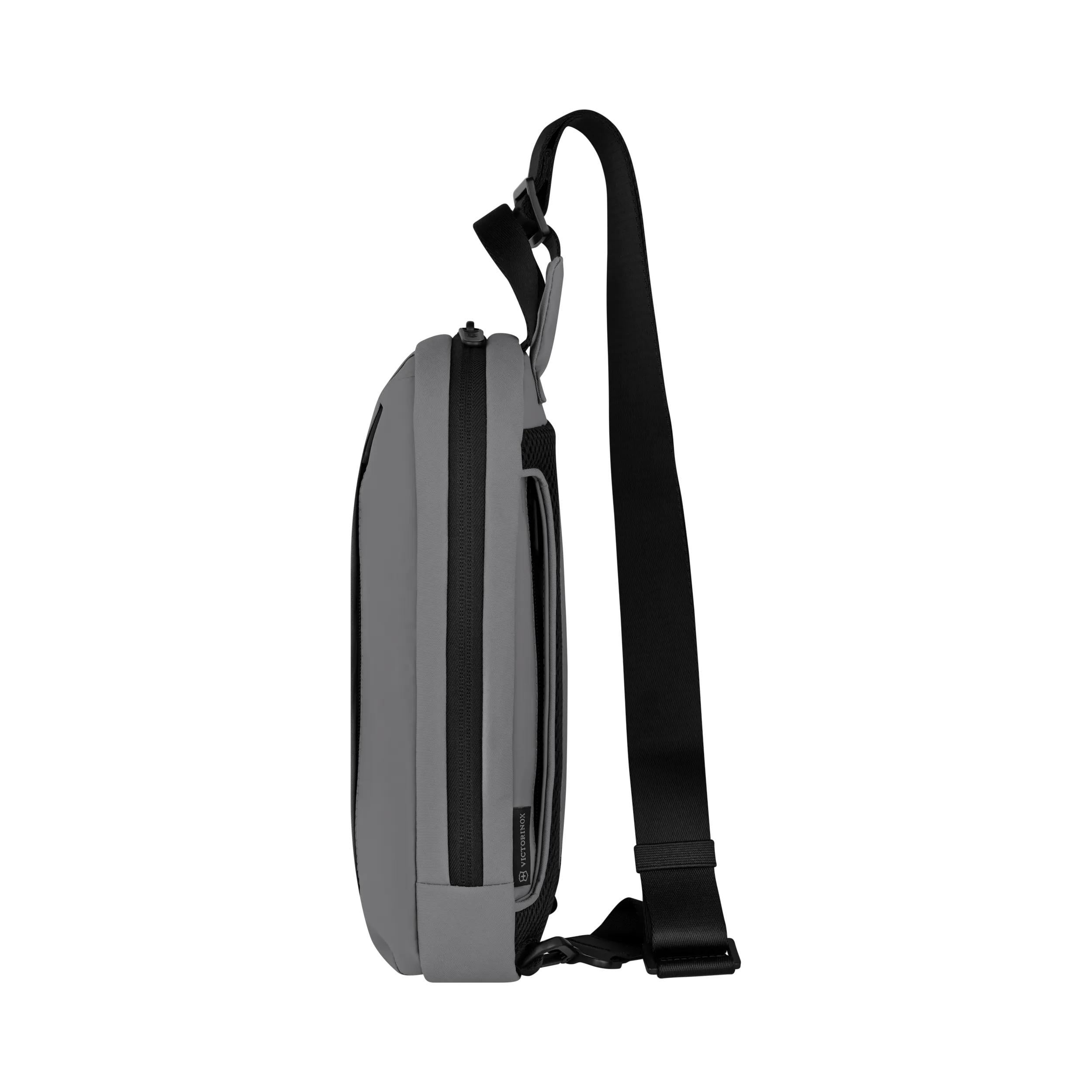Victorinox Travel Essentials Sling Bag in Gray — angle view 2