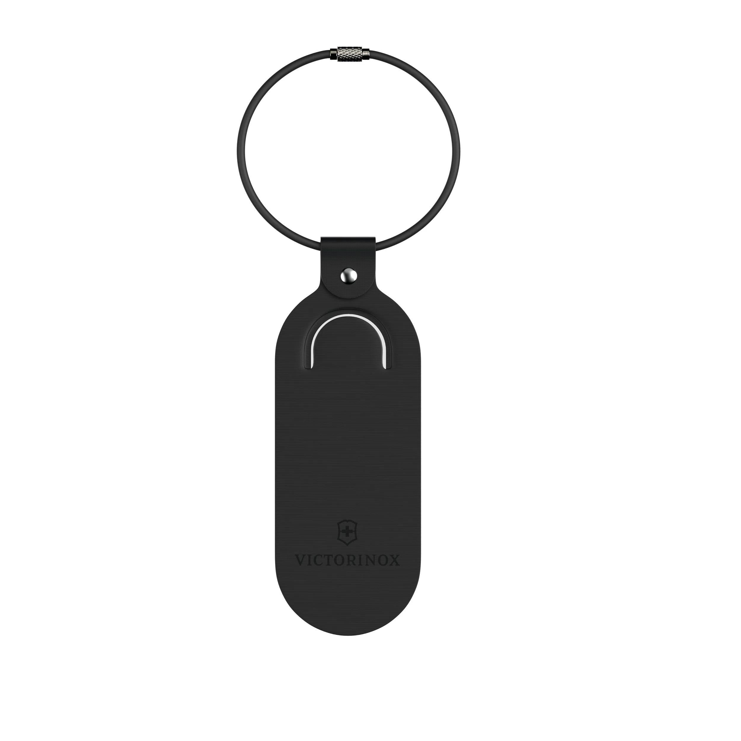 Victorinox Travel Essentials ID Tag in Black — back view