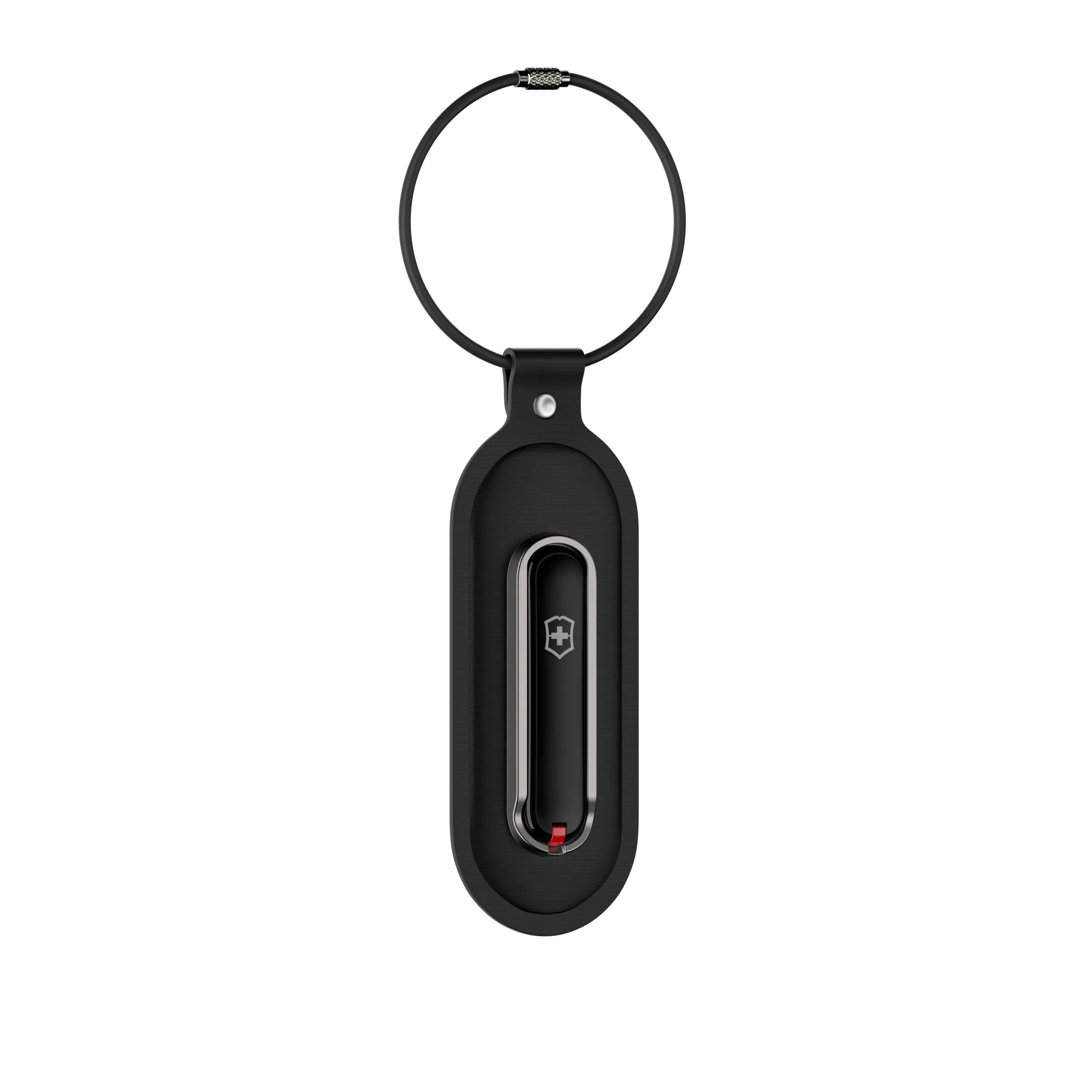 Victorinox Travel Essentials ID Tag in Black — angle view 3