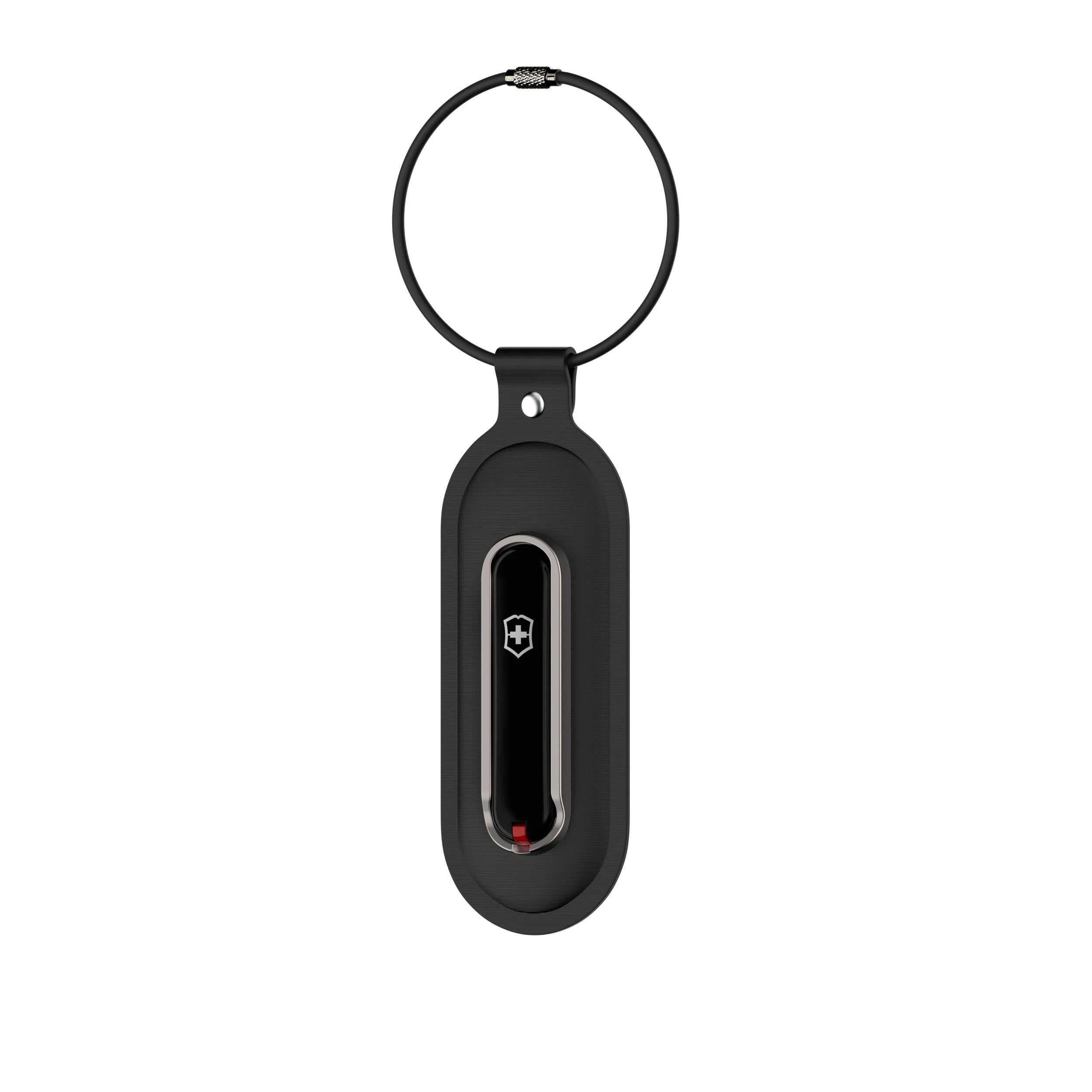 Victorinox Travel Essentials ID Tag in Black — angle view 2