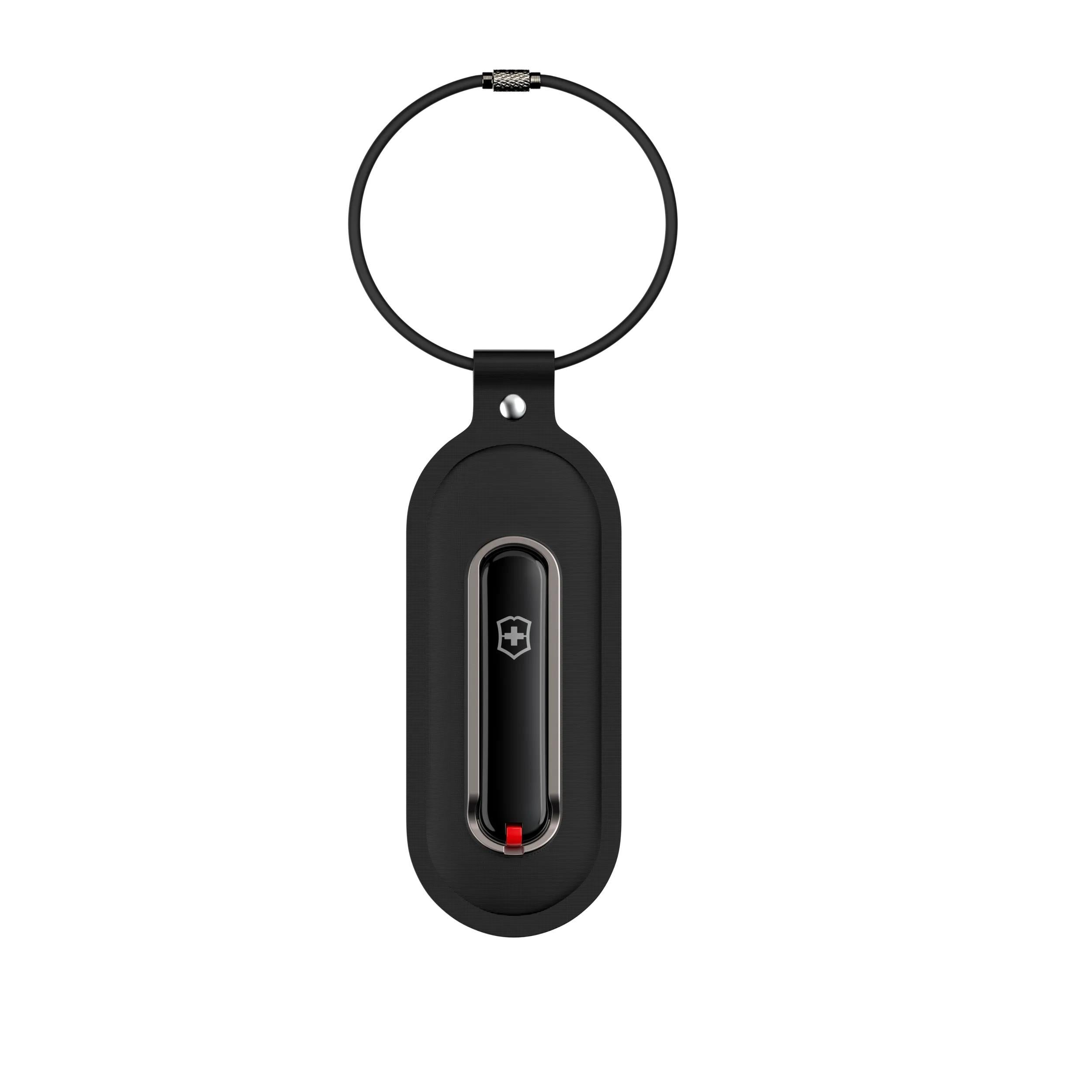 Victorinox Travel Essentials ID Tag in Black — front view