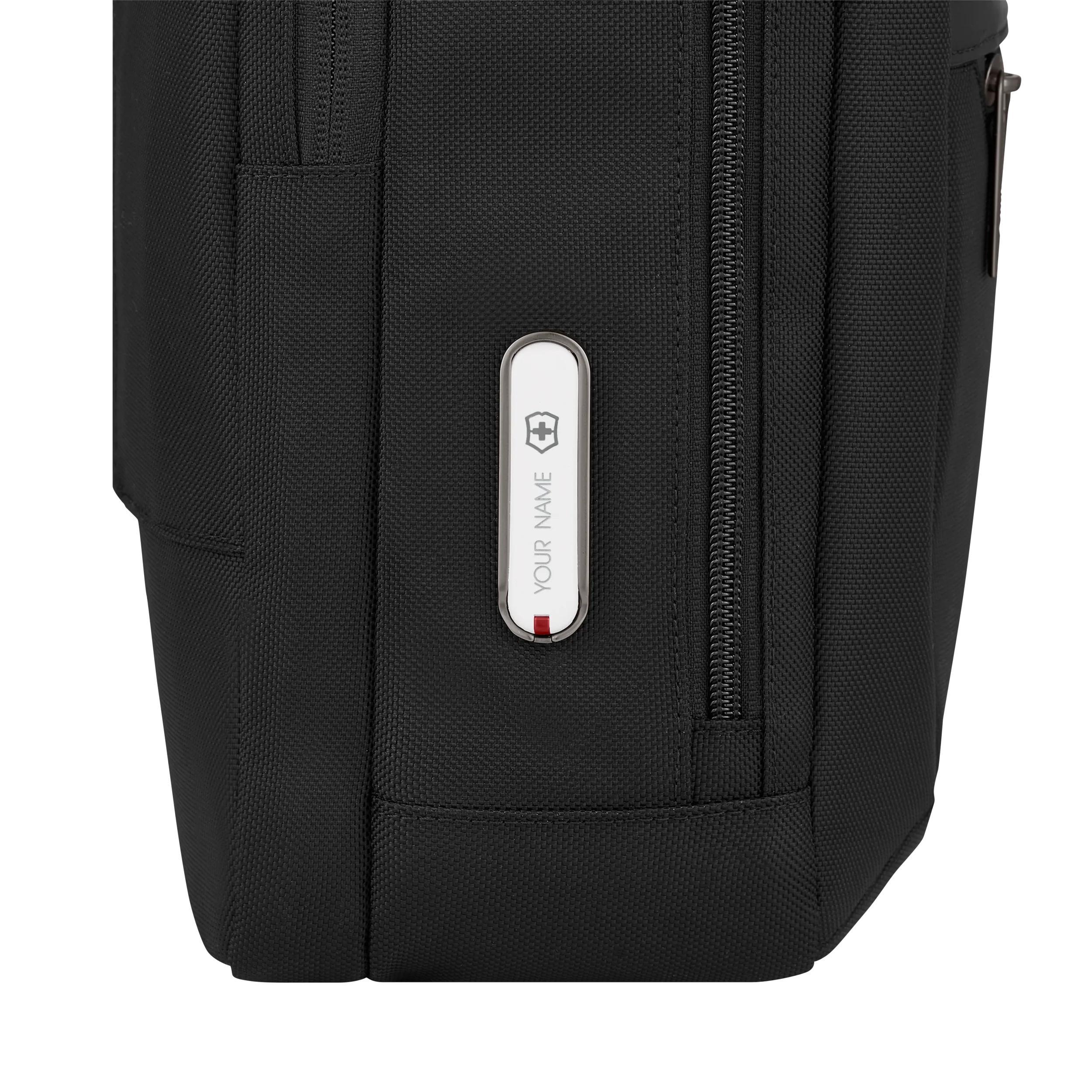 Victorinox Mythic Deluxe Briefcase in Black — detail view 2