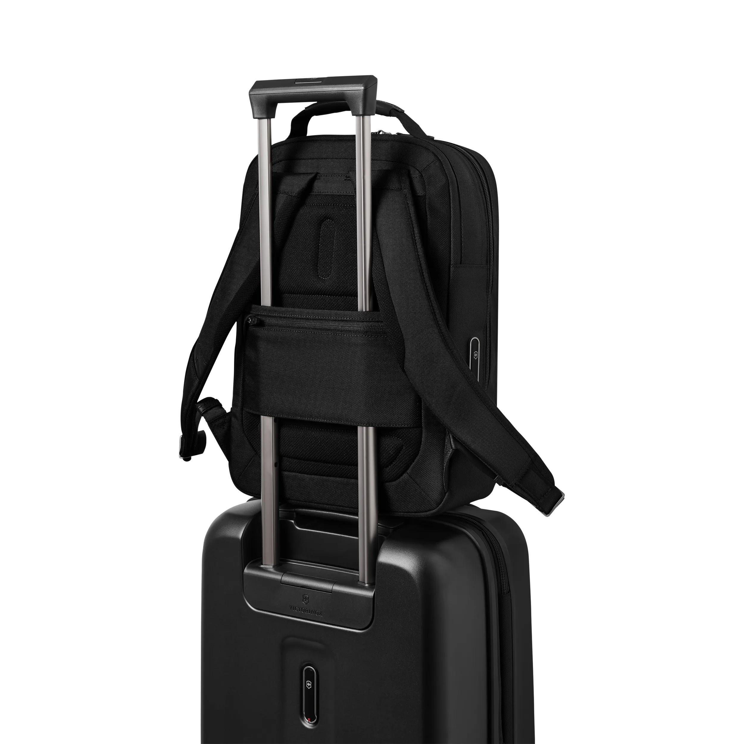 Victorinox Mythic Compact Backpack in Black — detail view