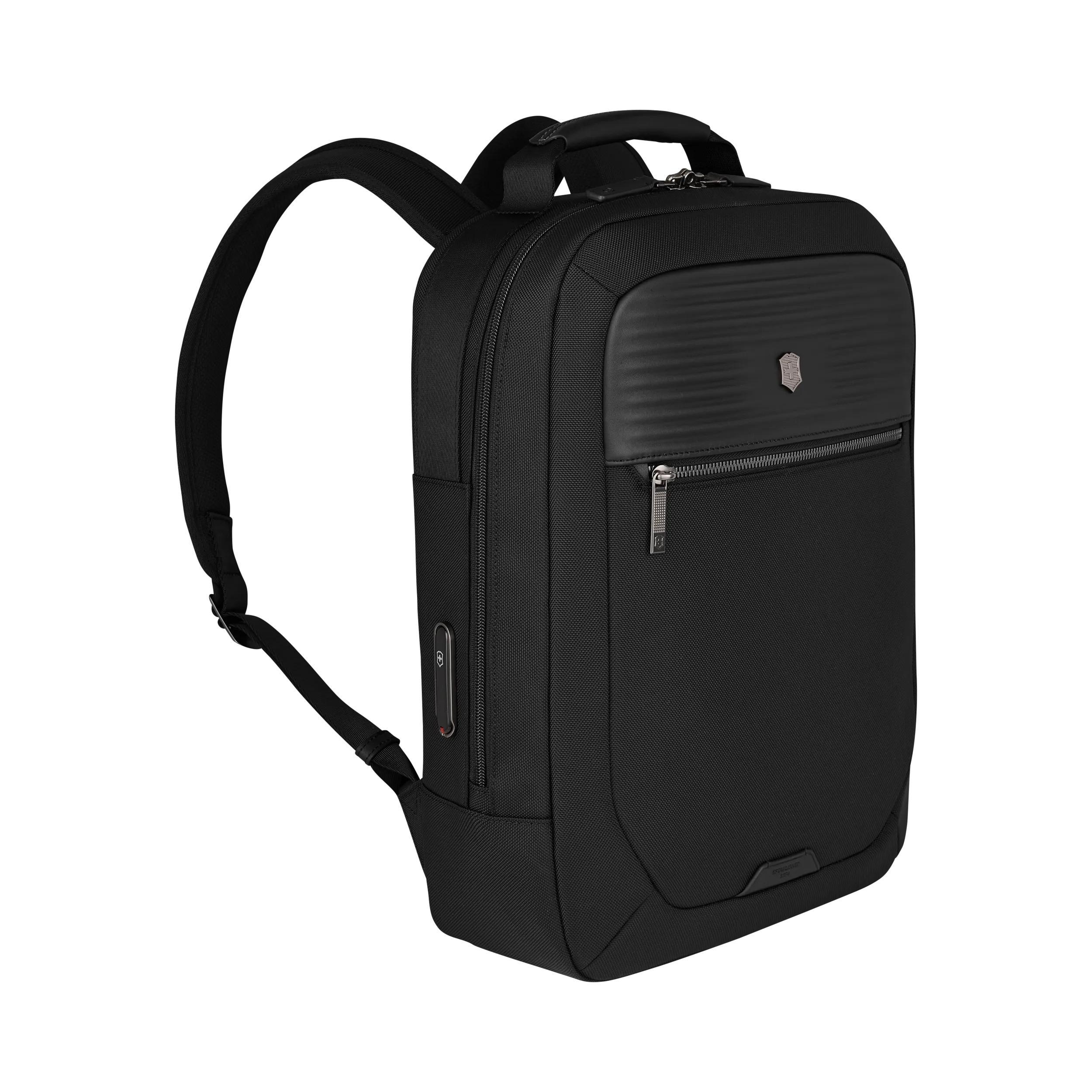 Victorinox Mythic Compact Backpack in Black — angle view 2