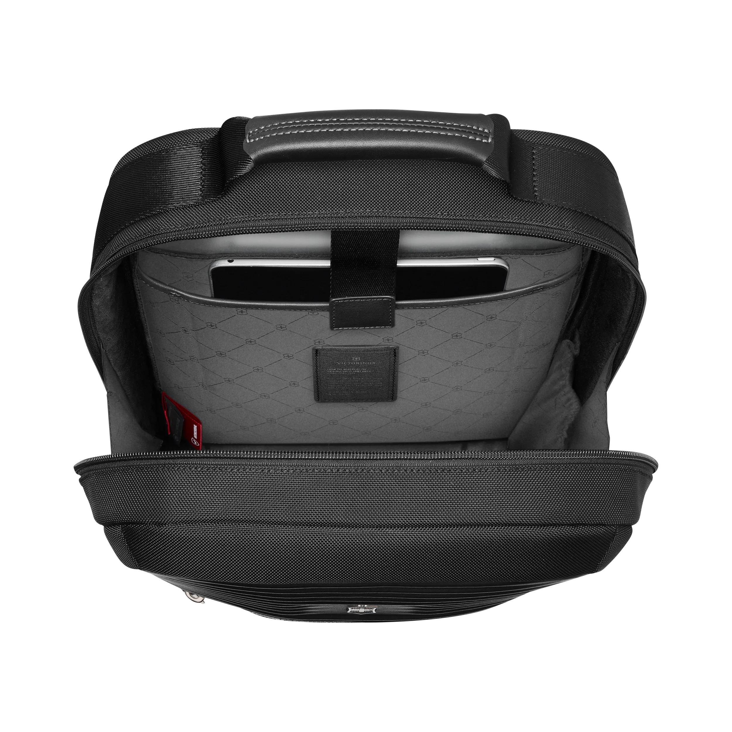 Victorinox Mythic Compact Backpack in Black — interior view 2