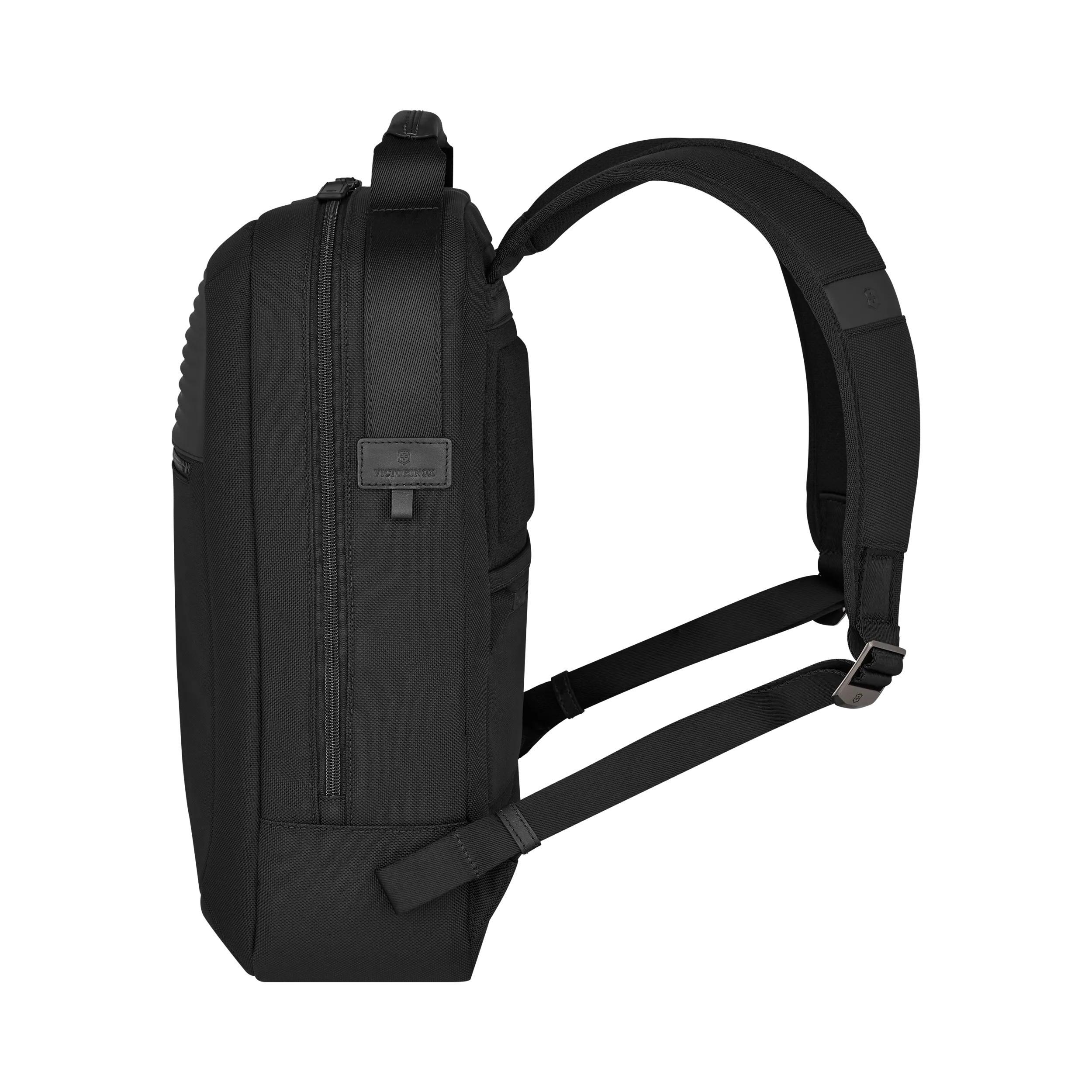 Victorinox Mythic Compact Backpack in Black — angle view 3