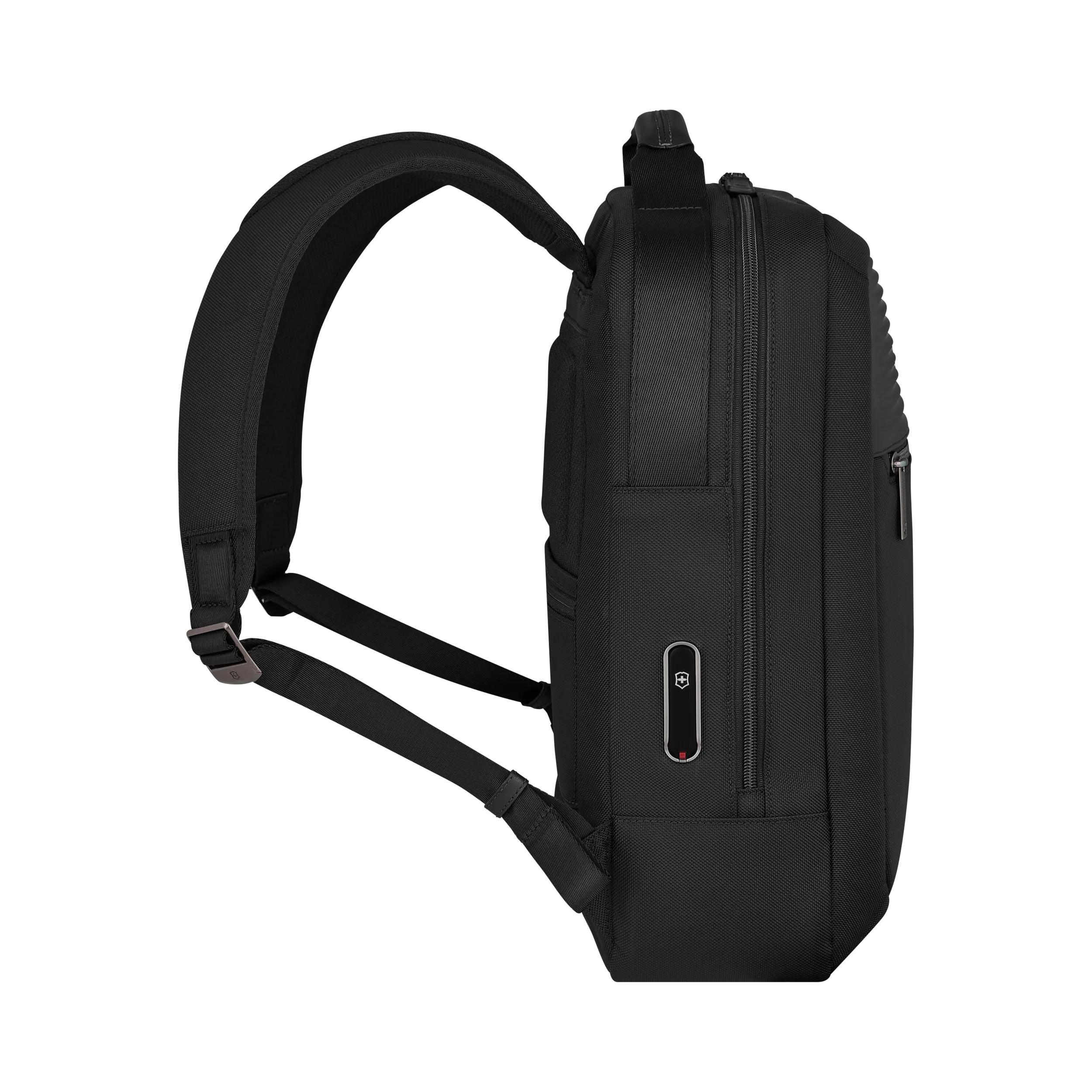 Victorinox Mythic Compact Backpack in Black — angle view 4
