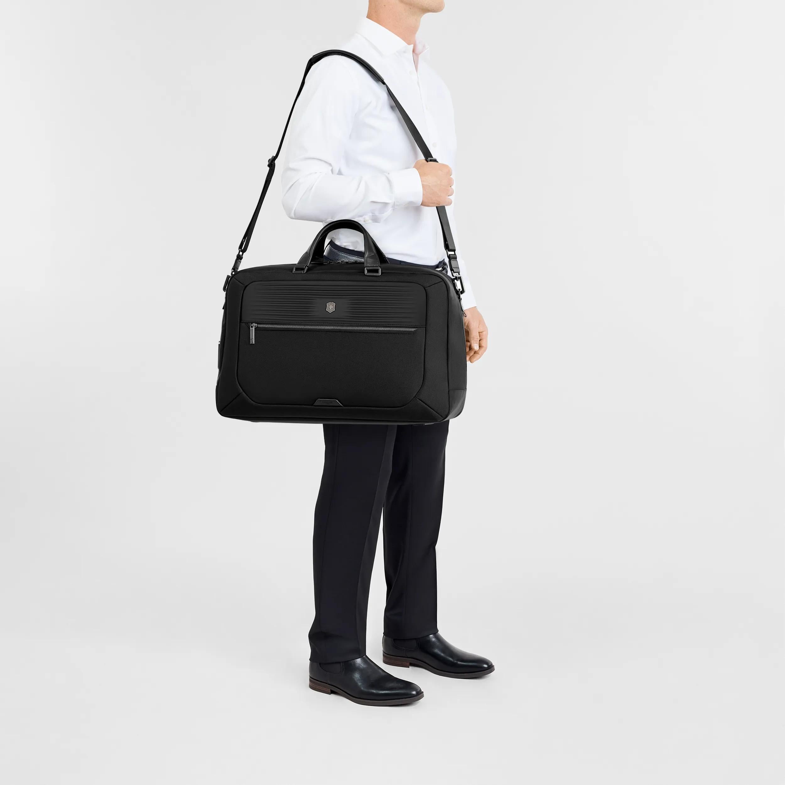Victorinox Mythic Weekender in Black — lifestyle