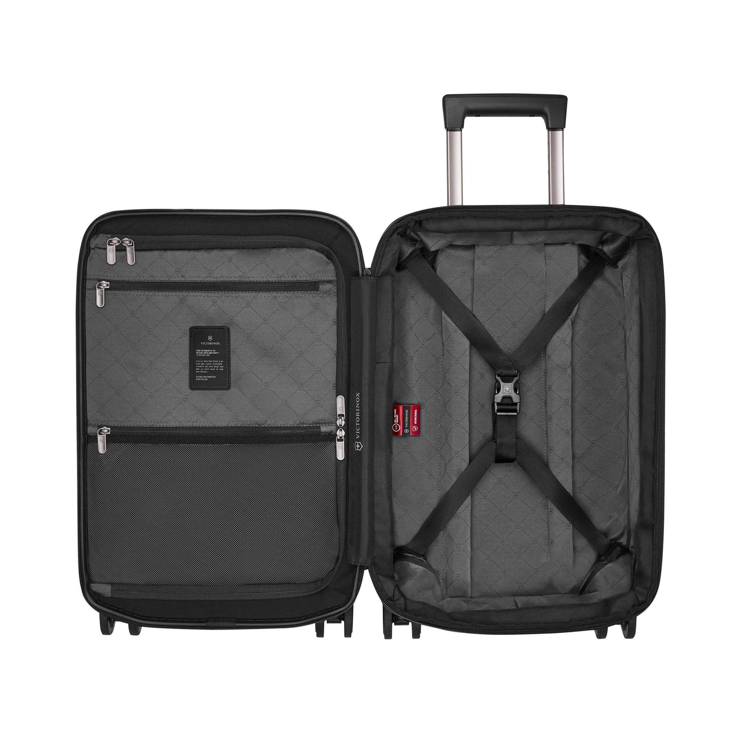 Victorinox Mythic Frequent Flyer Carry-On in Black — interior view